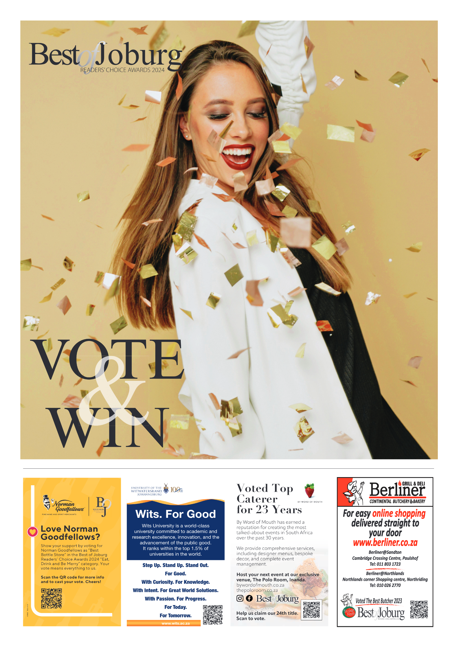 Best of Joburg Readers Choice Awards 2024 page 8