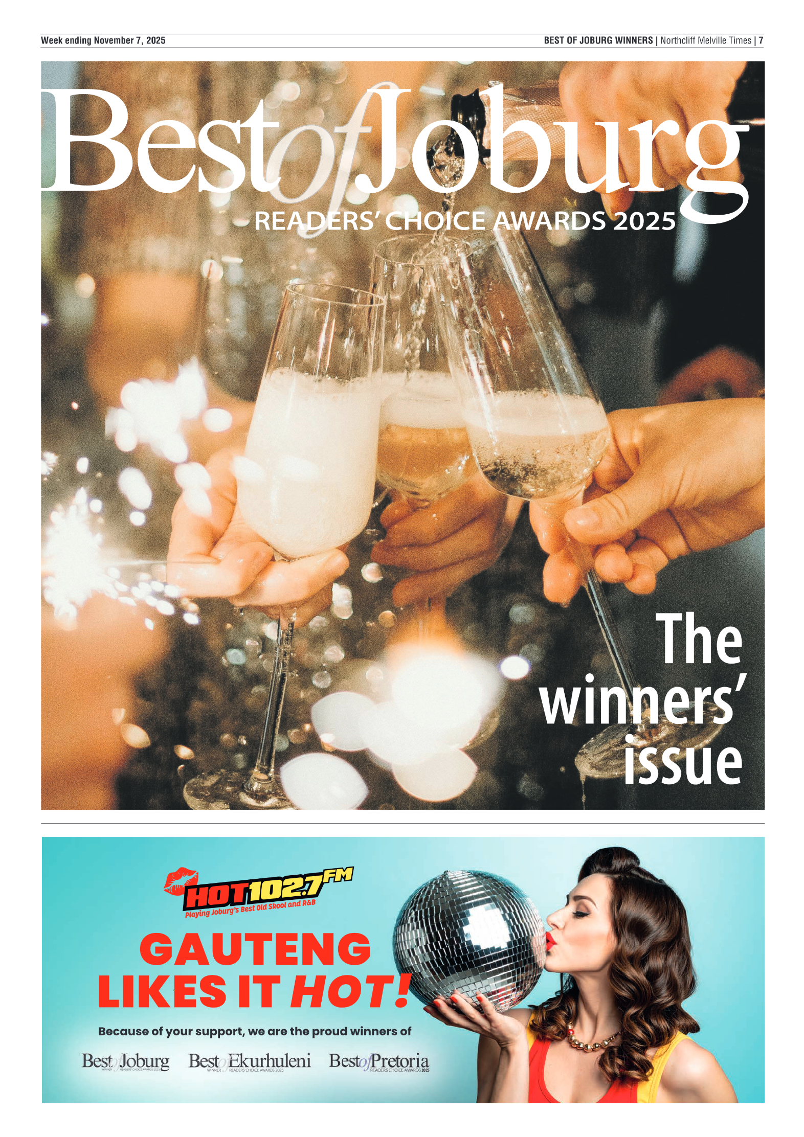 Best of Joburg Readers Choice Awards 2025 page 1