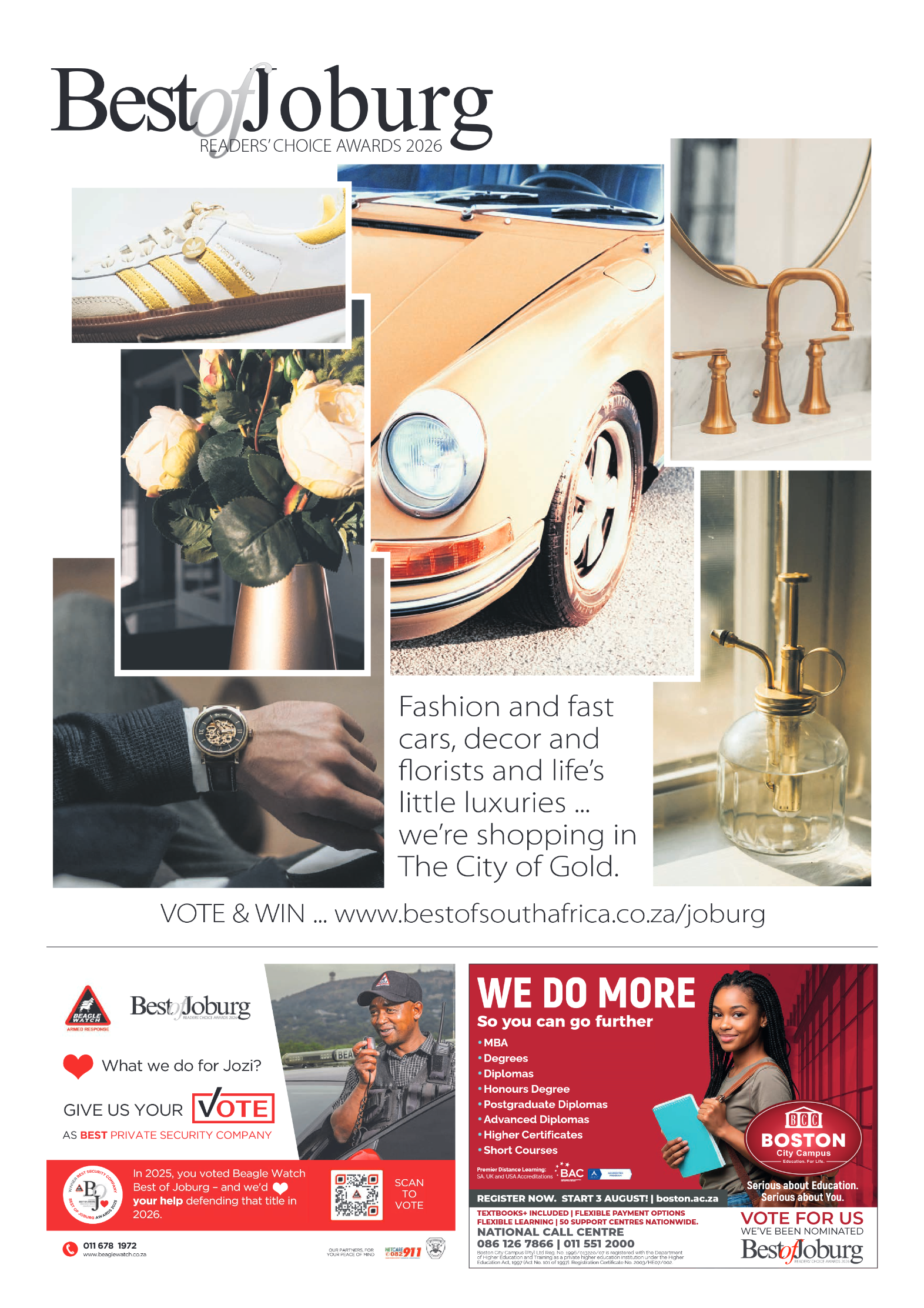 Best of Joburg Readers Choice Awards 2026 page 8