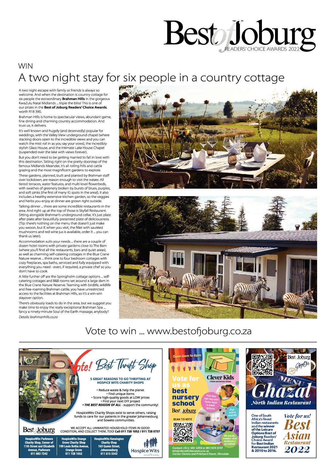 Best of Joburg Rosebank Killarney Gazette 2022 page 6