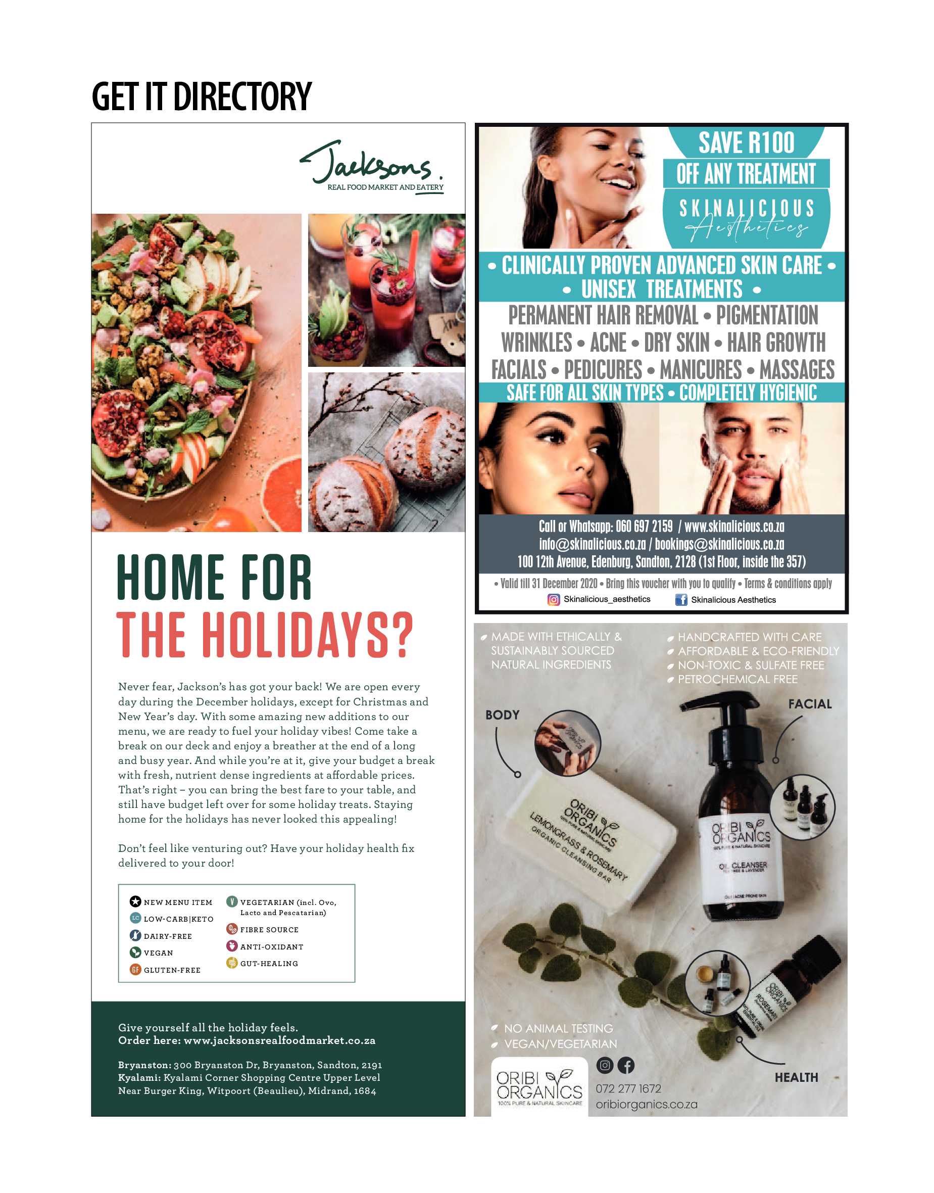 Get It Joburg North December  2020 page 32