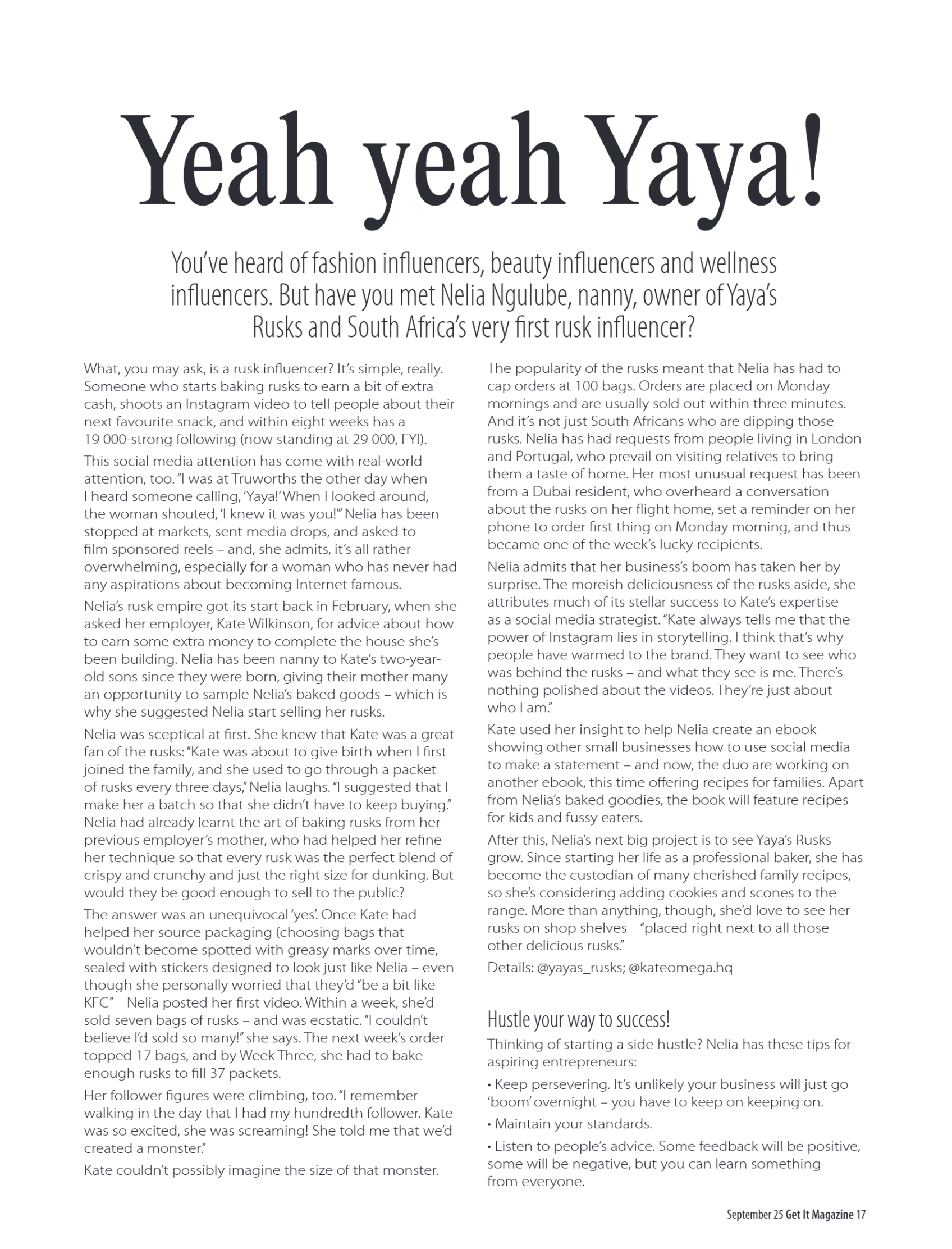 Get It North Sept 2025 page 17