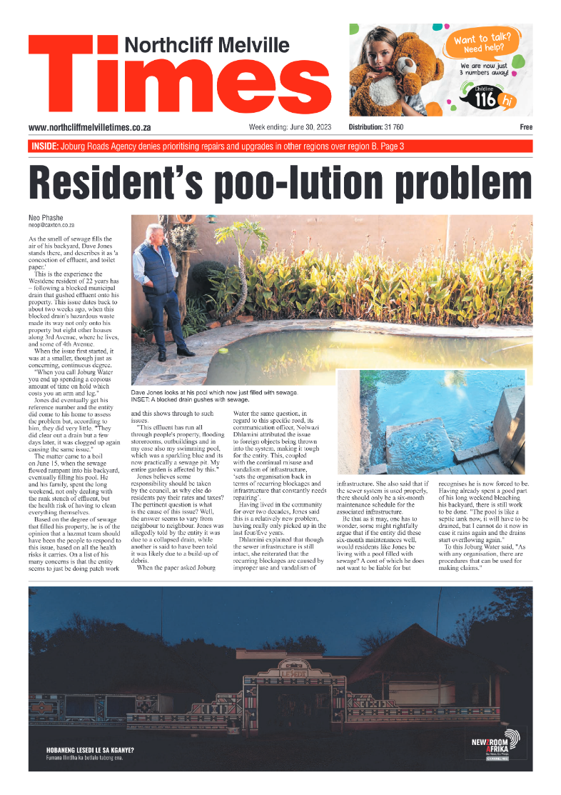 Northcliff Melville Times June 30 2023 page 1