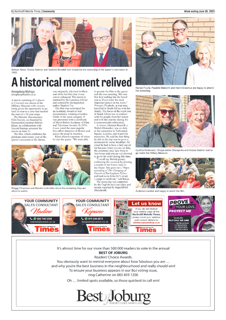 Northcliff Melville Times June 30 2023 page 6
