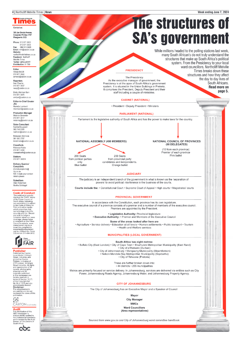 Northcliff Melville Times 07 June 2024 page 4