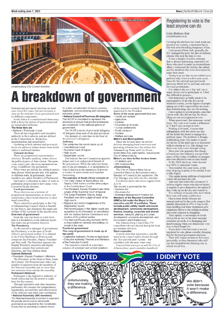 Northcliff Melville Times 07 June 2024 page 5