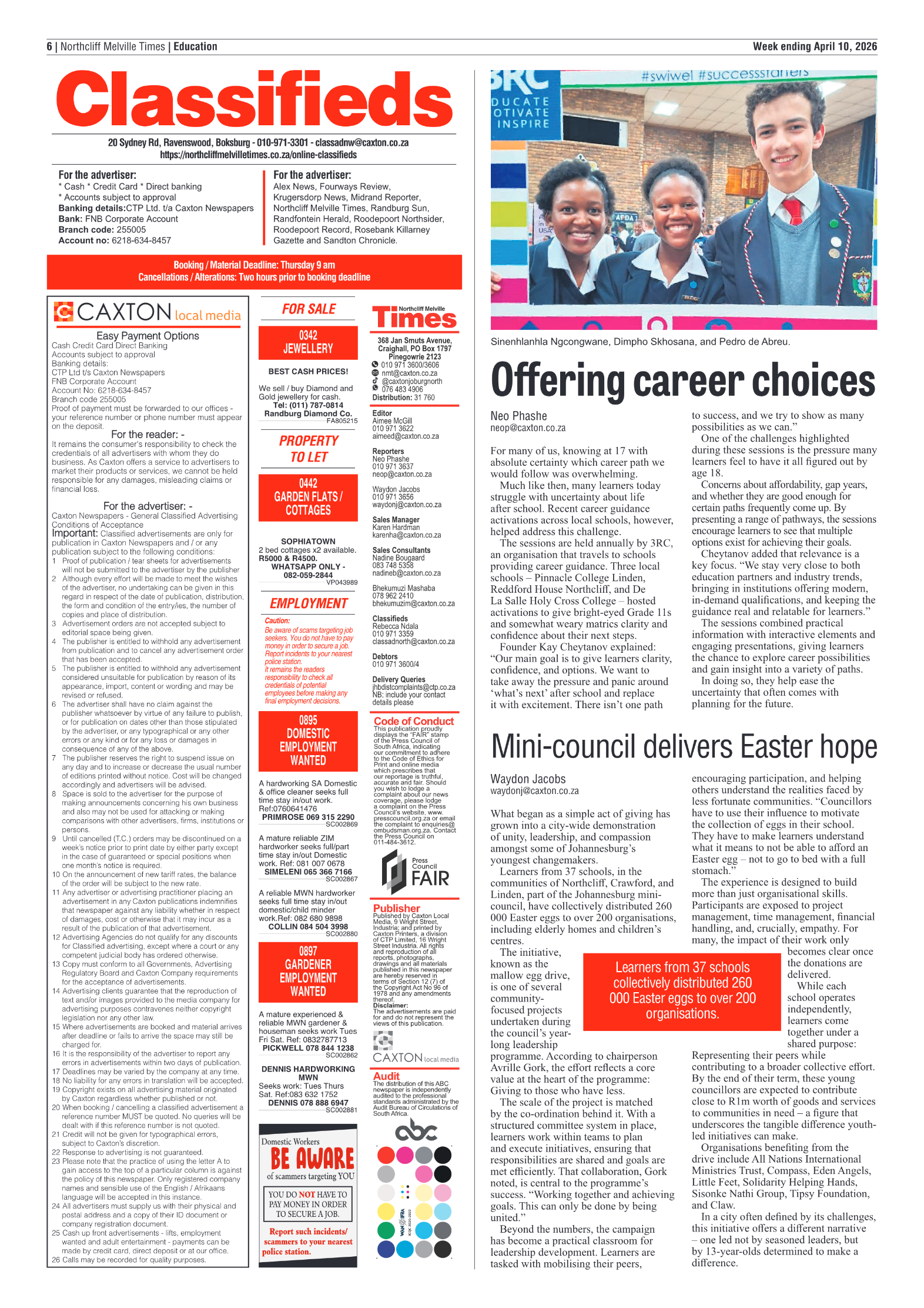 Northcliff Melville Times 10 April 2026 page 8