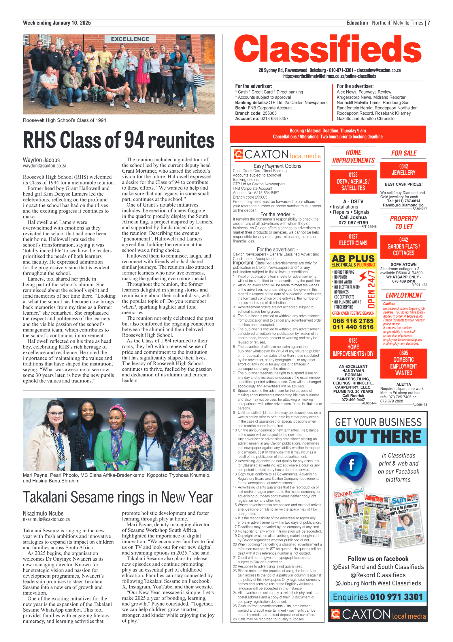 Northcliff Melville Times 10 January 2025 page 7