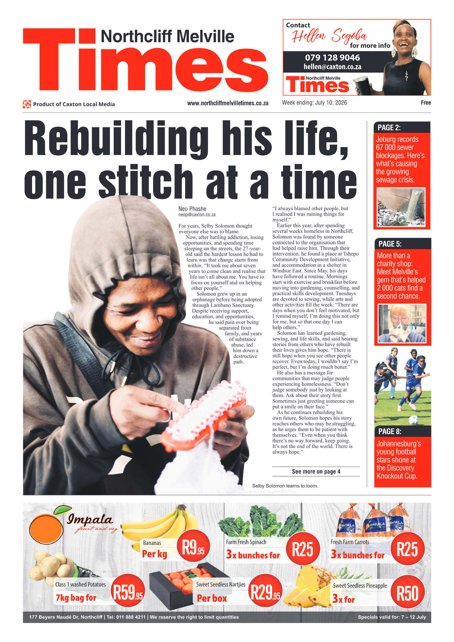 Northcliff Melville Times 10 July 2026 page 3