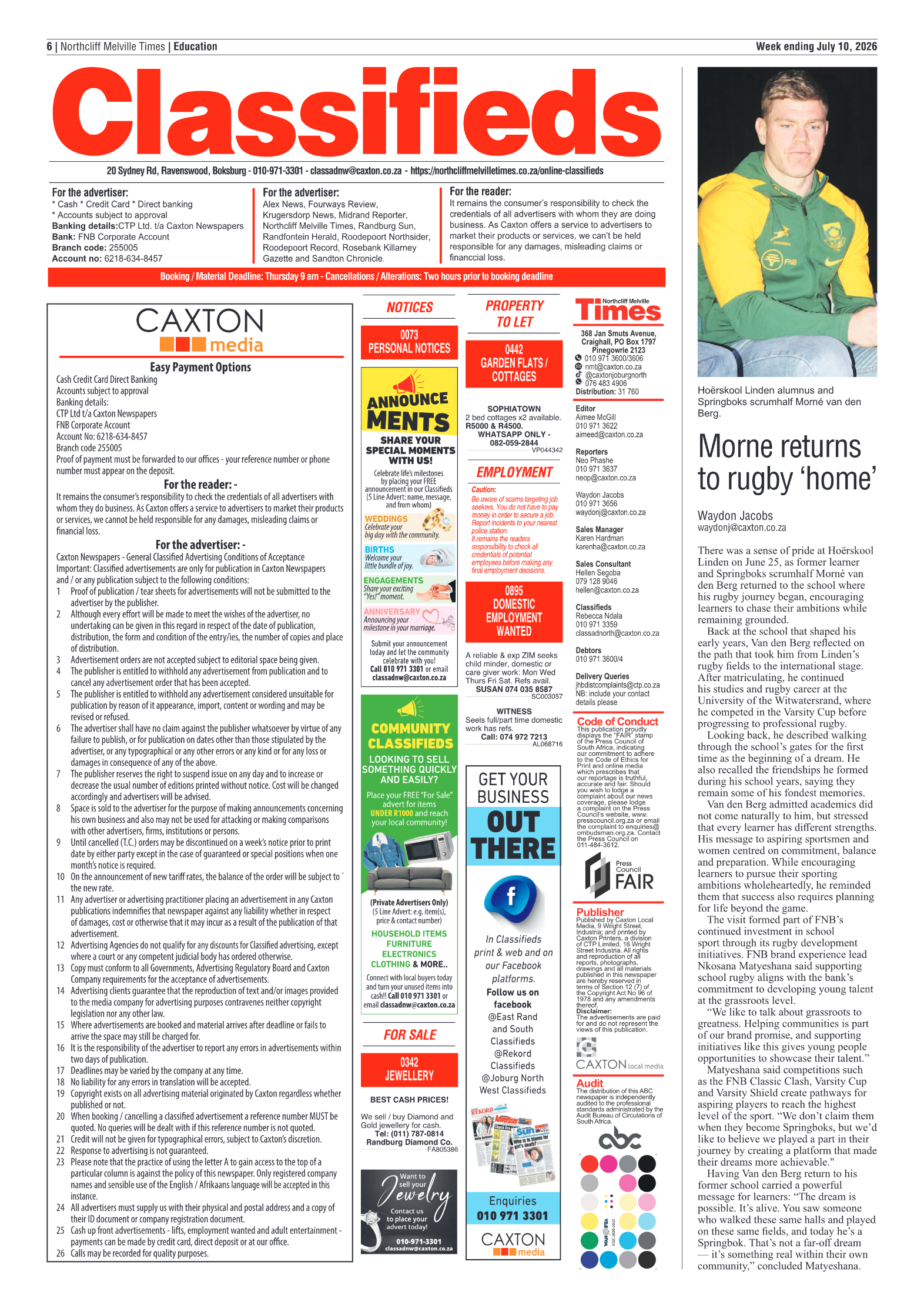 Northcliff Melville Times 10 July 2026 page 8
