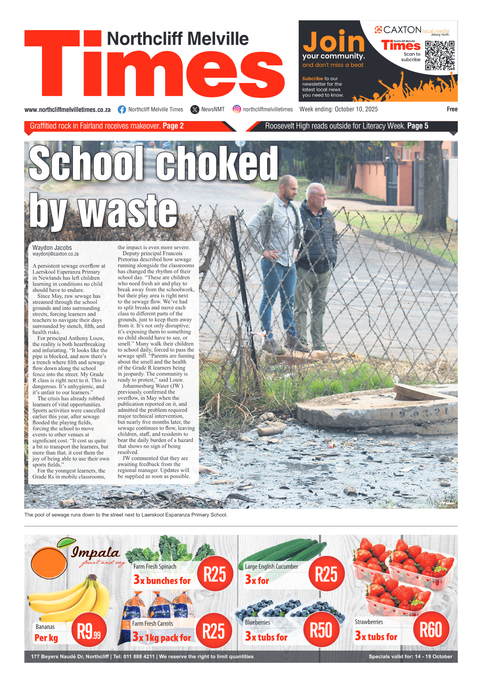 Northcliff Melville Times 10 October 2025 page 3