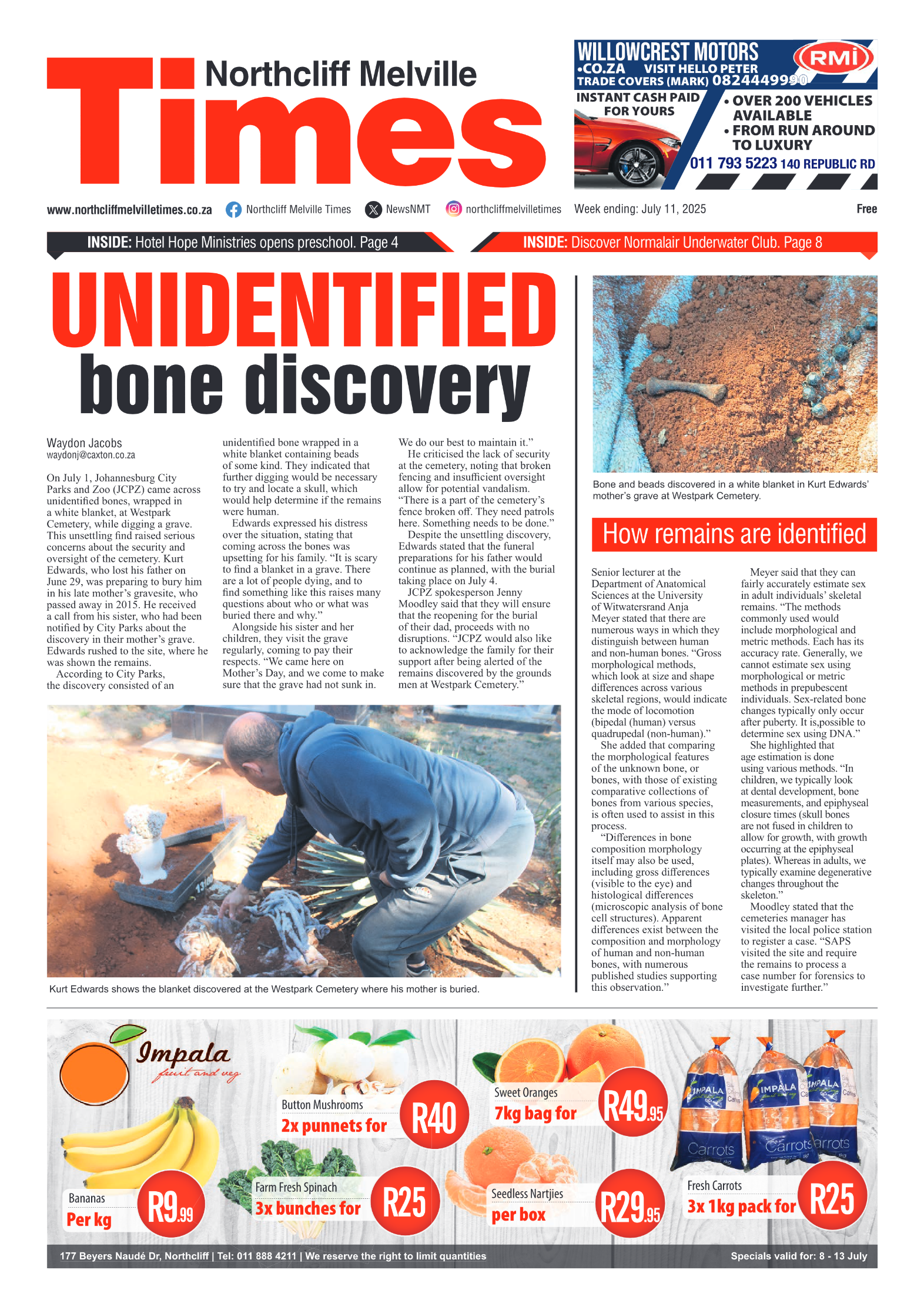 Northcliff Melville Times 11 July 2025 page 3