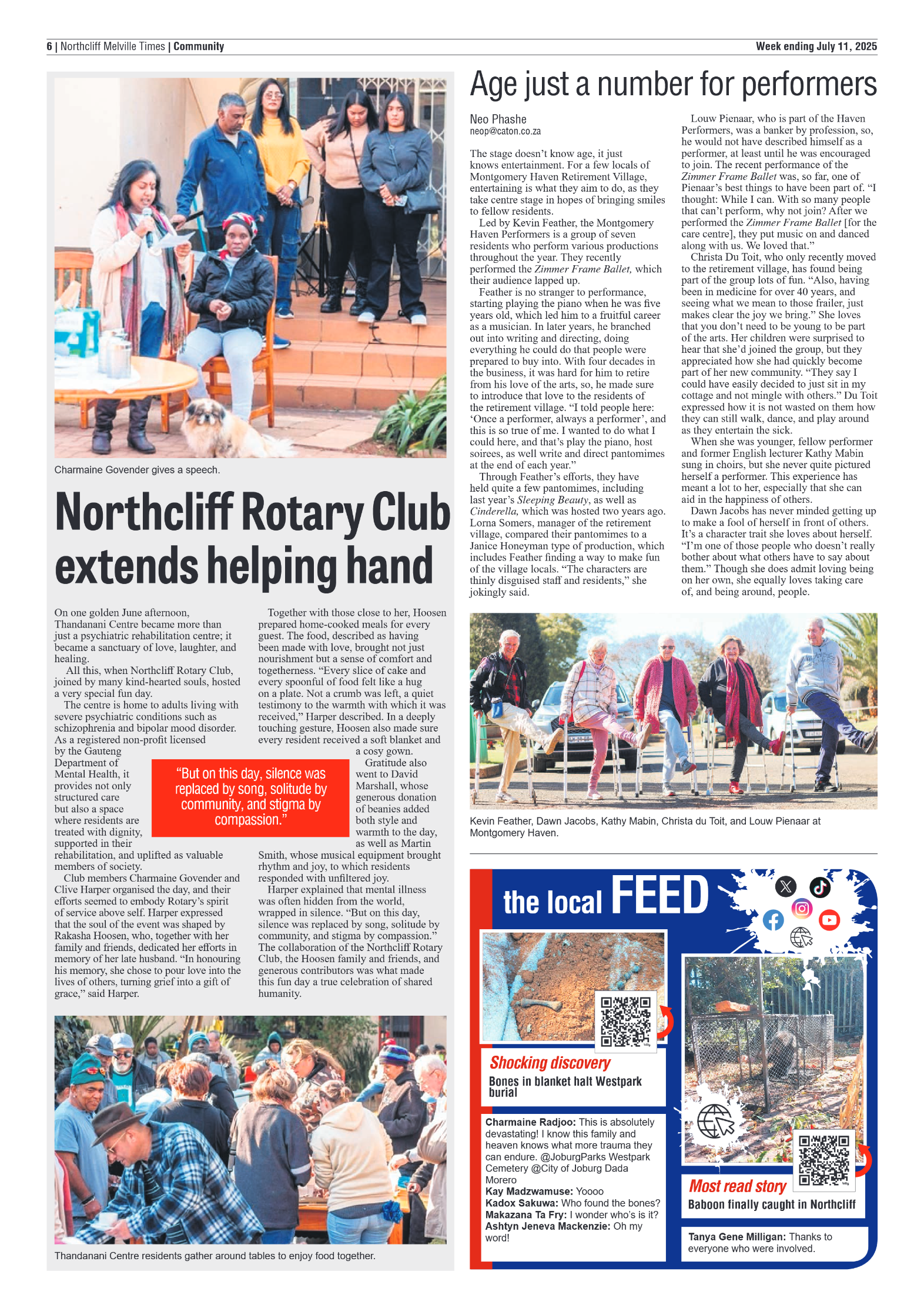 Northcliff Melville Times 11 July 2025 page 8