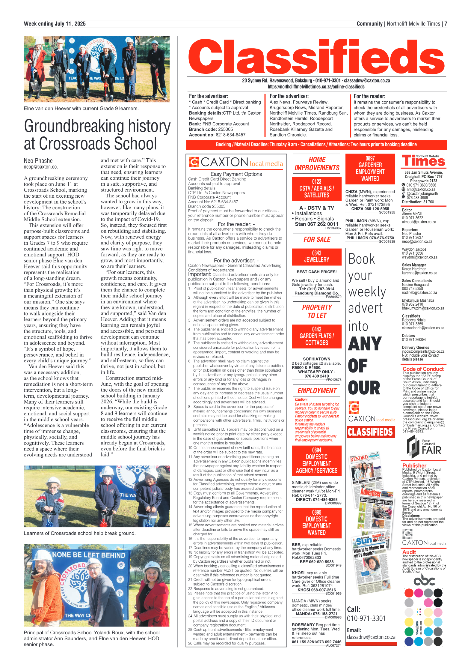 Northcliff Melville Times 11 July 2025 page 9
