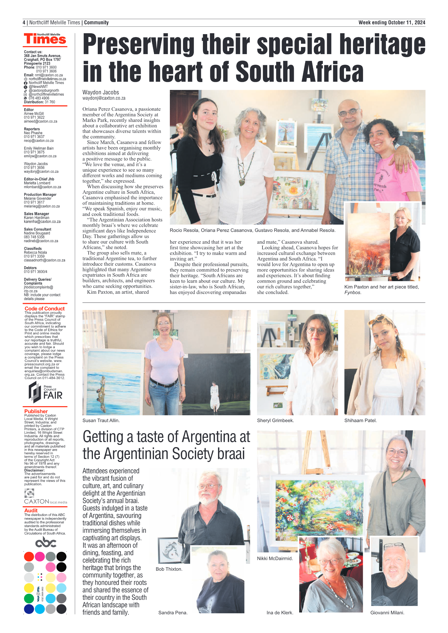 Northcliff Melville Times 11 October 2024 page 4
