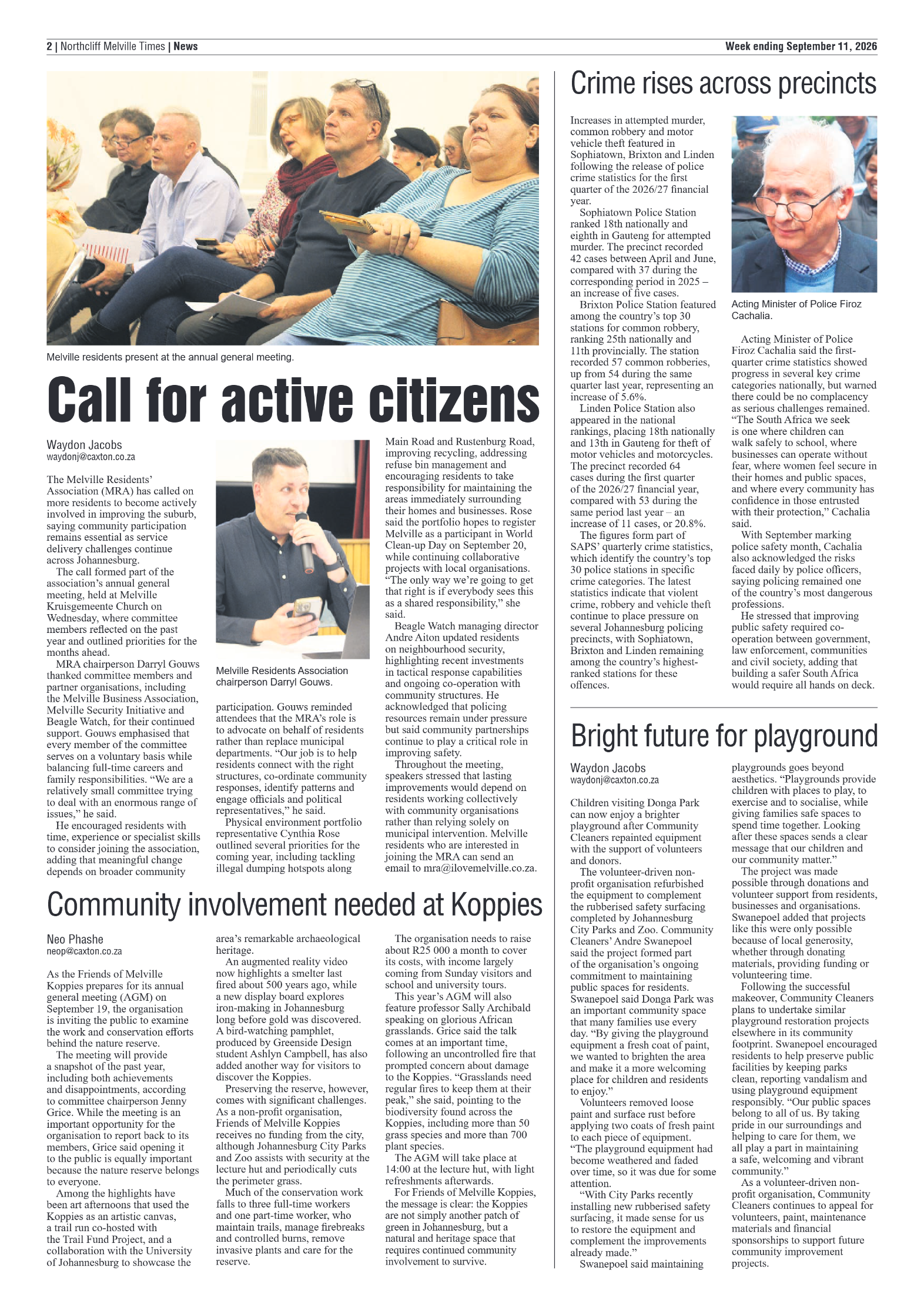 Northcliff Melville Times 11 September 2026 page 4