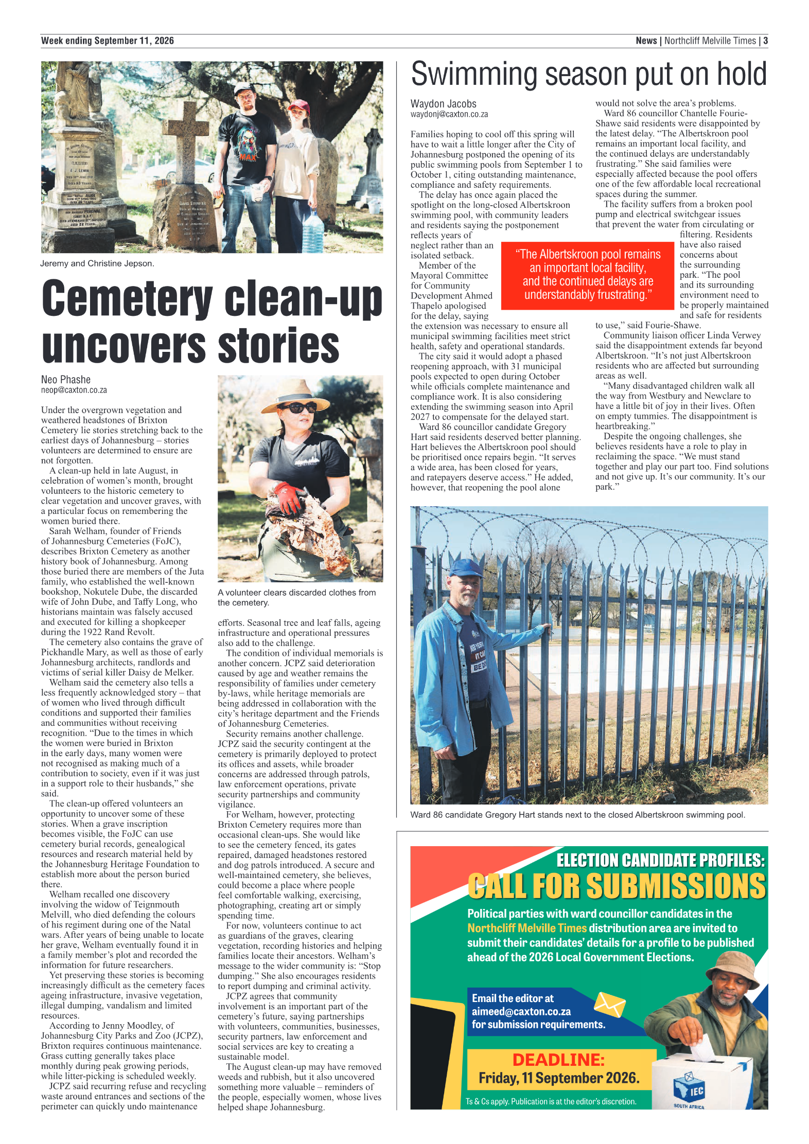 Northcliff Melville Times 11 September 2026 page 5