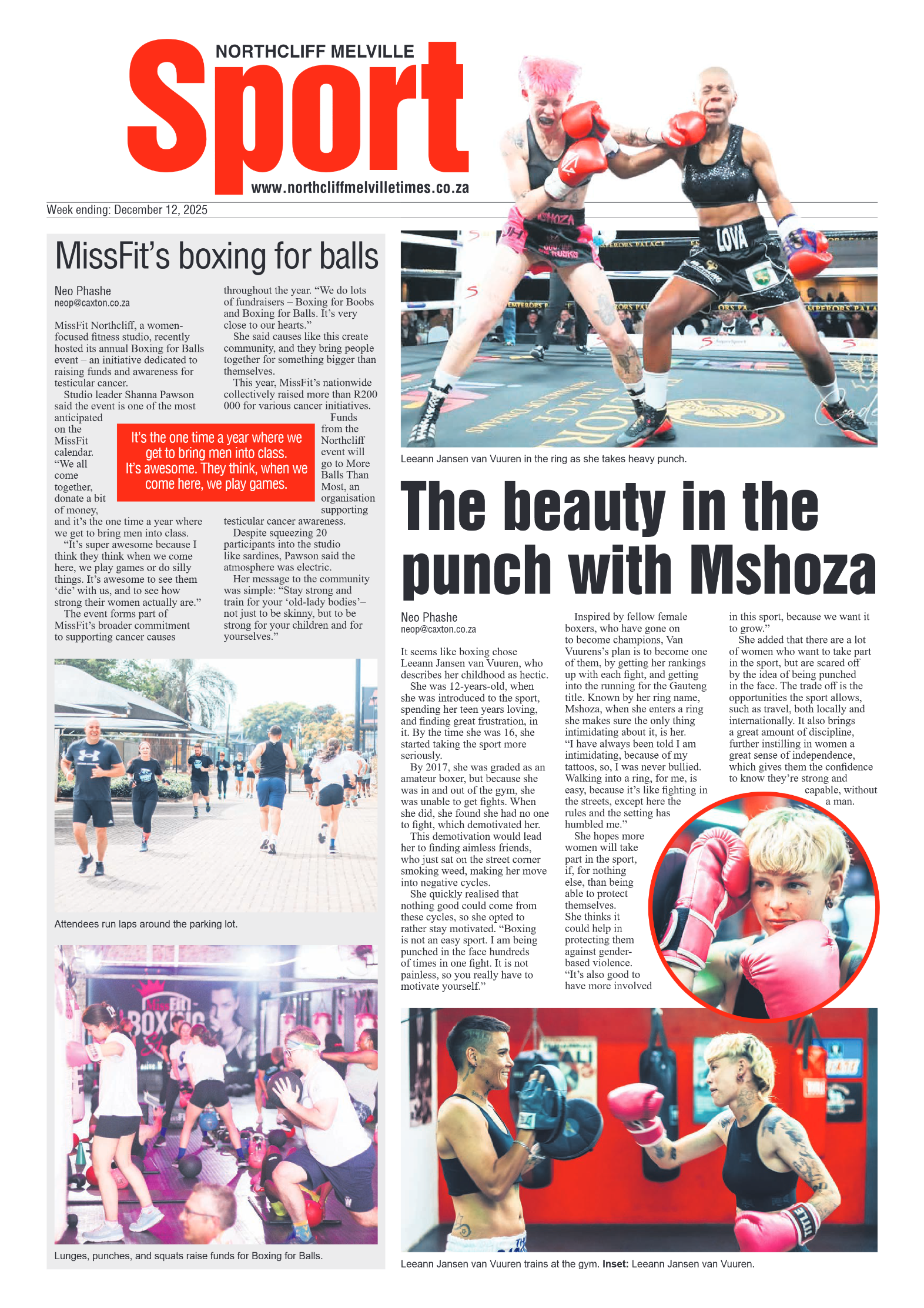 Northcliff Melville Times 12 December 2025 page 14