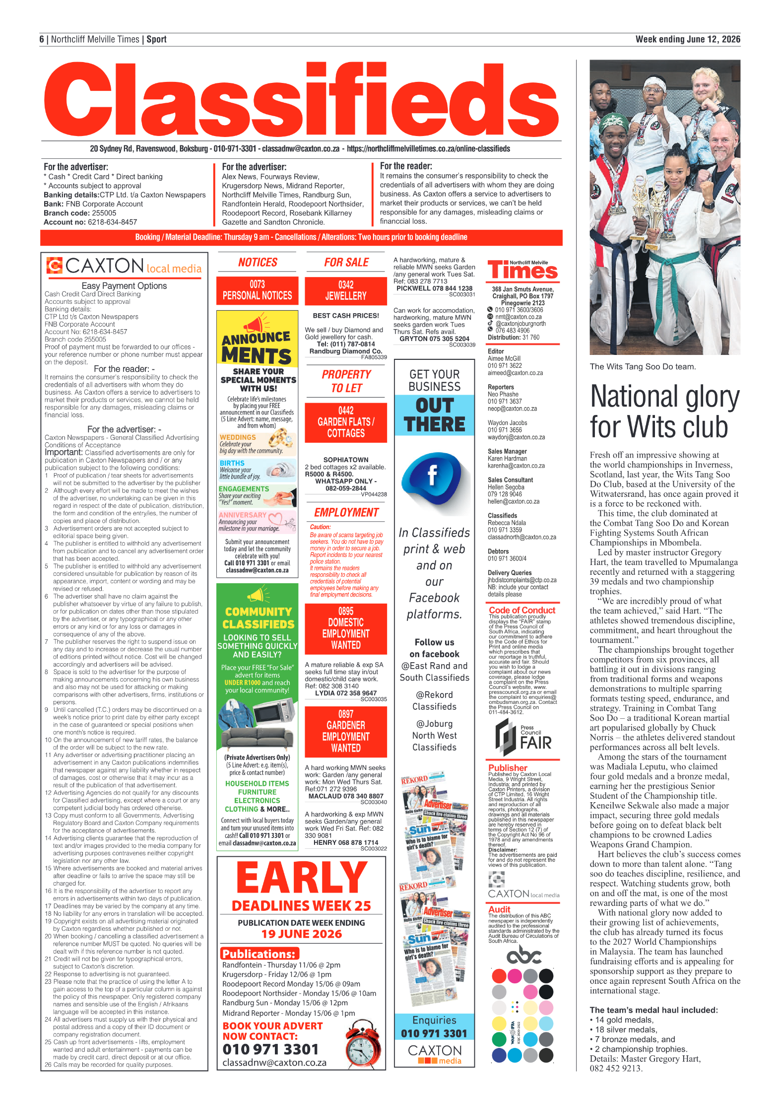 Northcliff Melville Times 12 June 2026 page 8