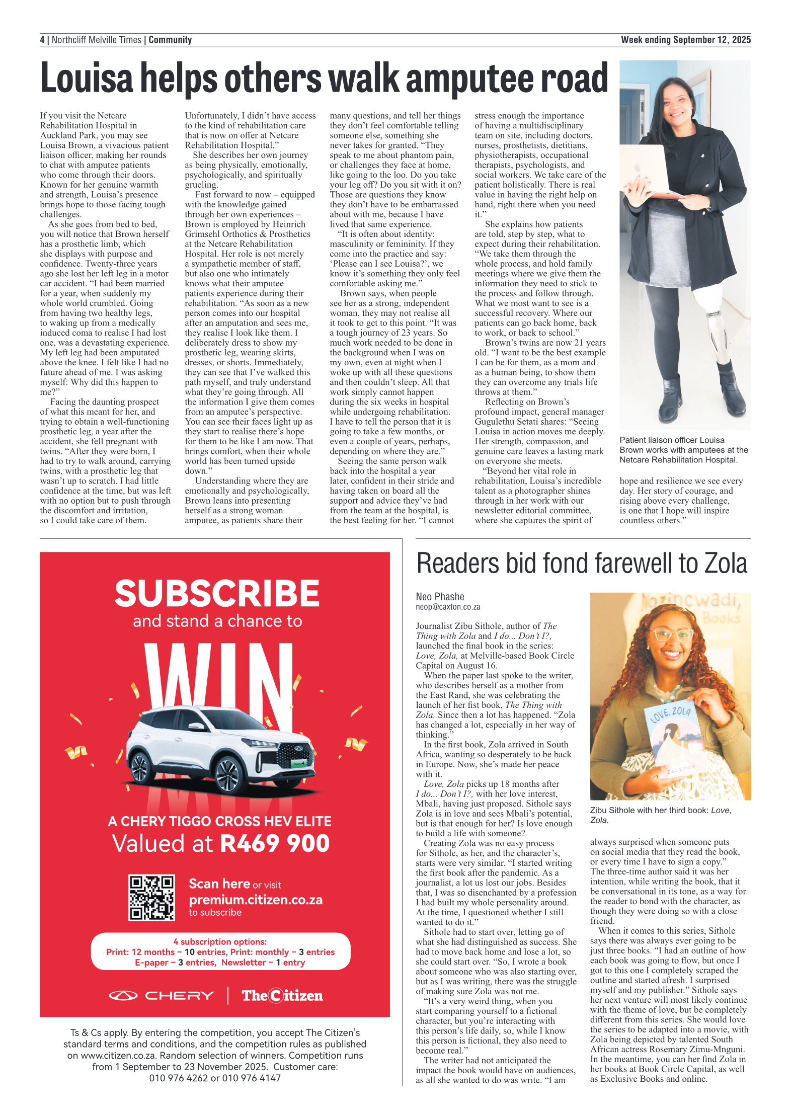 Northcliff Melville Times 12 September 2025 page 4