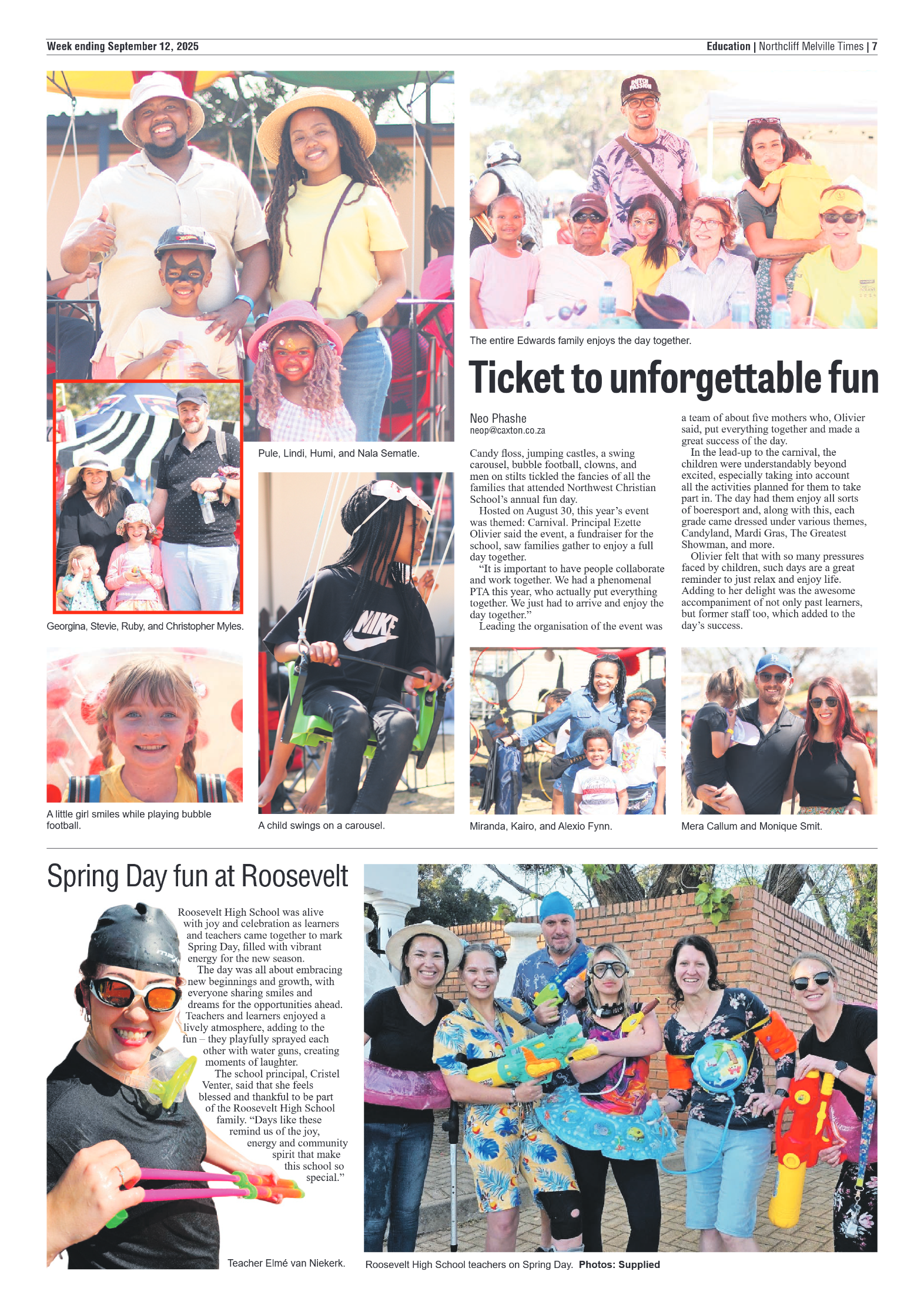 Northcliff Melville Times 12 September 2025 page 7