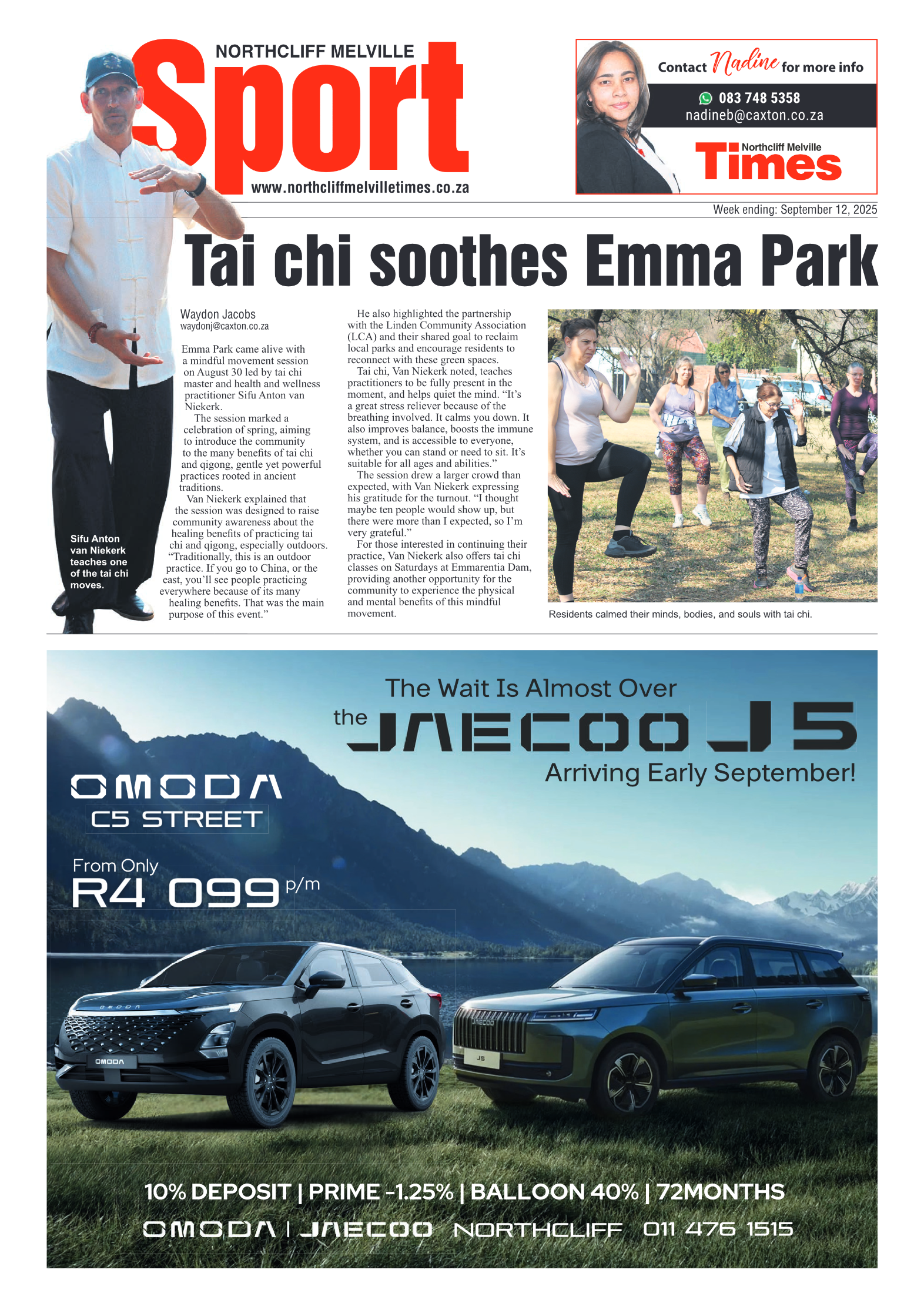 Northcliff Melville Times 12 September 2025 page 8