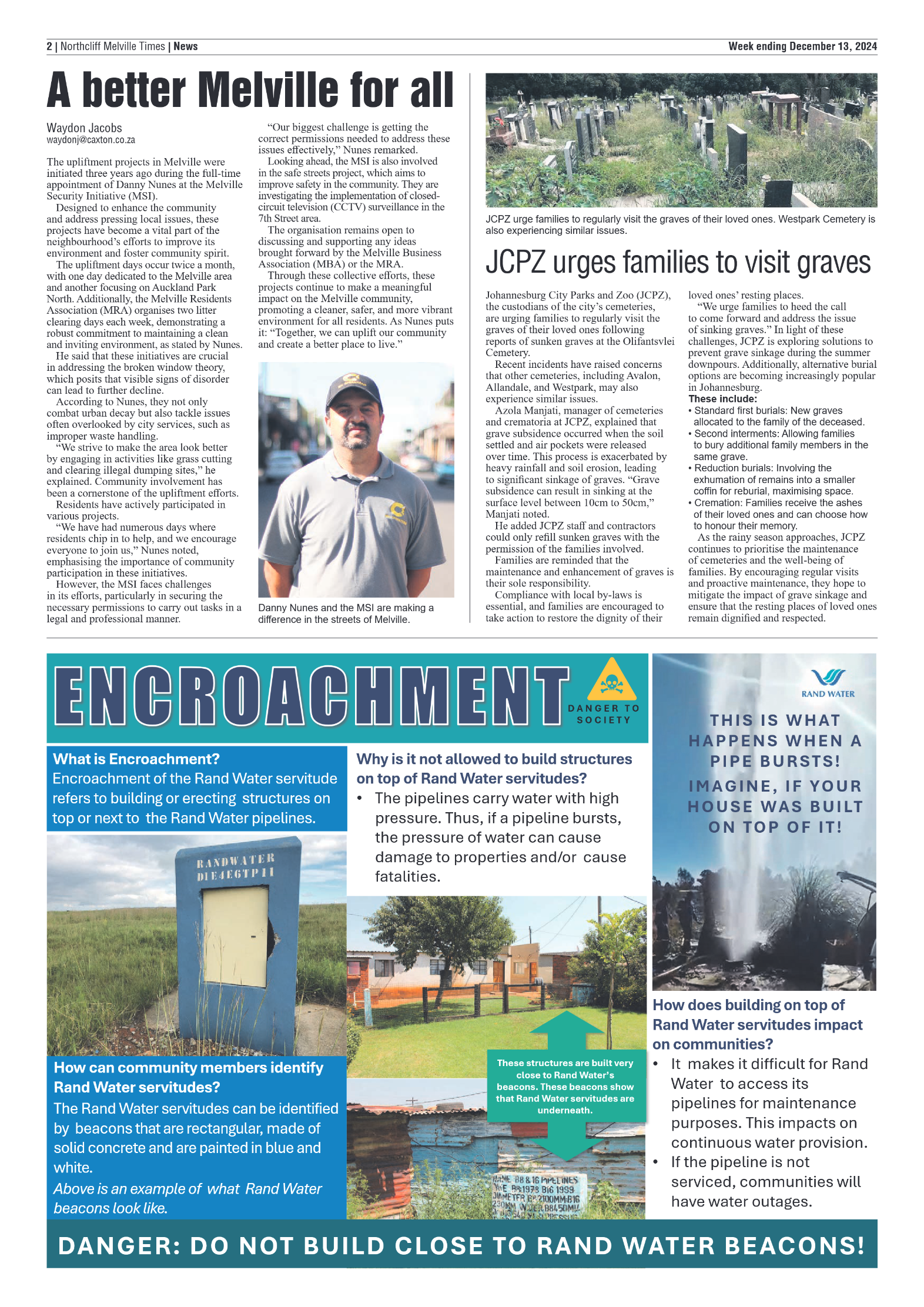Northcliff Melville Times 13 December 2024 page 2