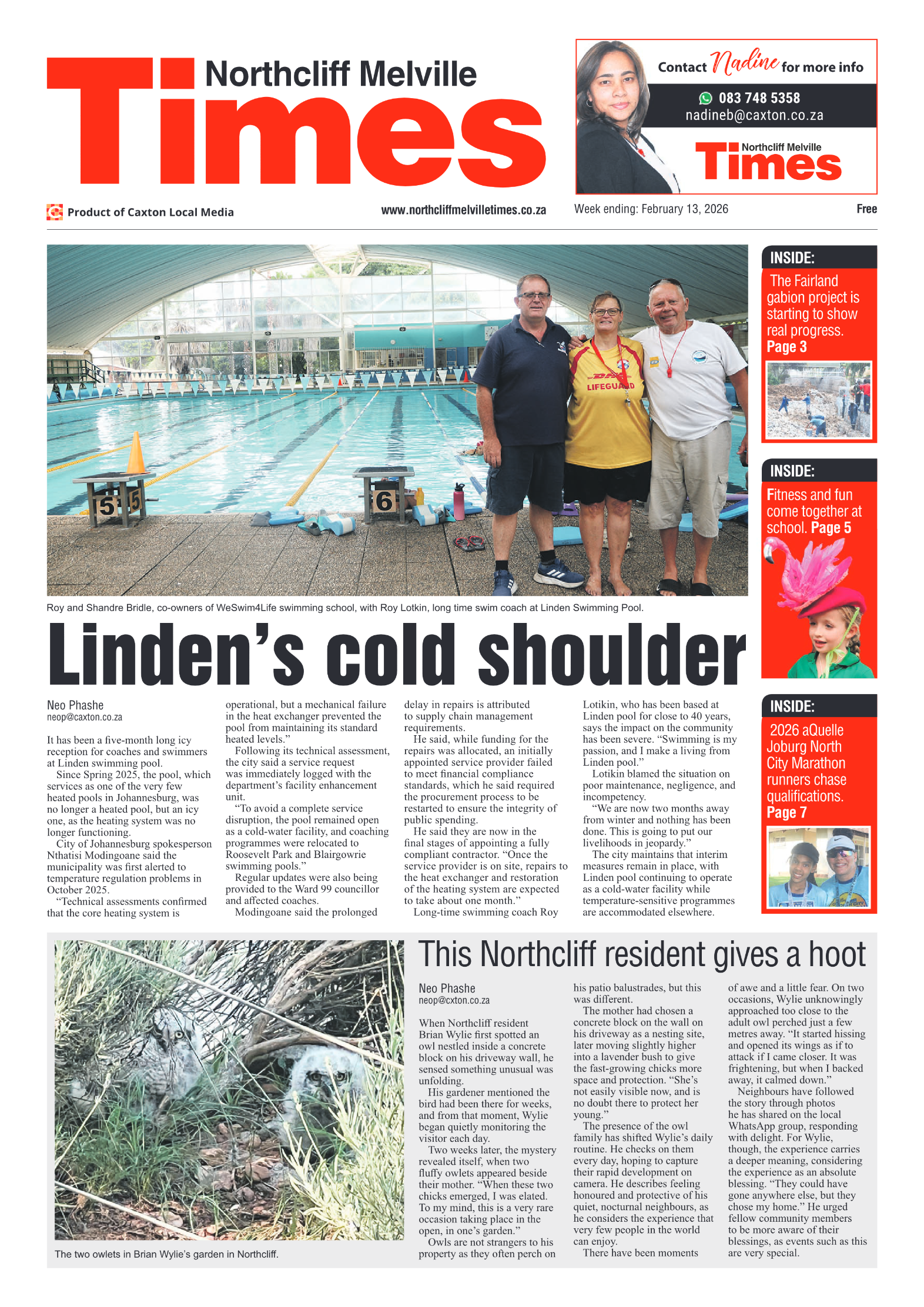 Northcliff Melville Times 13 February 2026 page 3