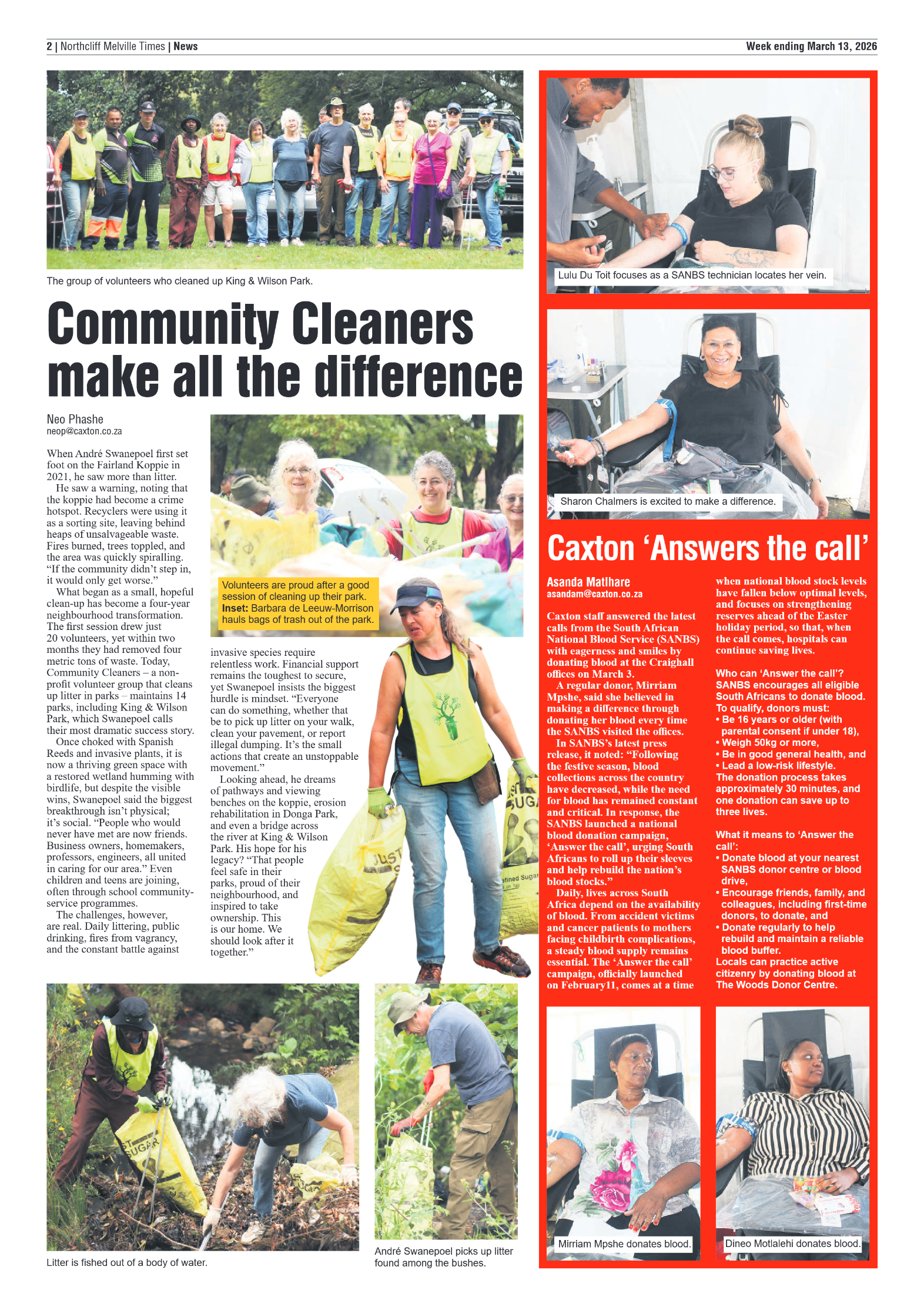 Northcliff Melville Times 13 March 2026 page 4