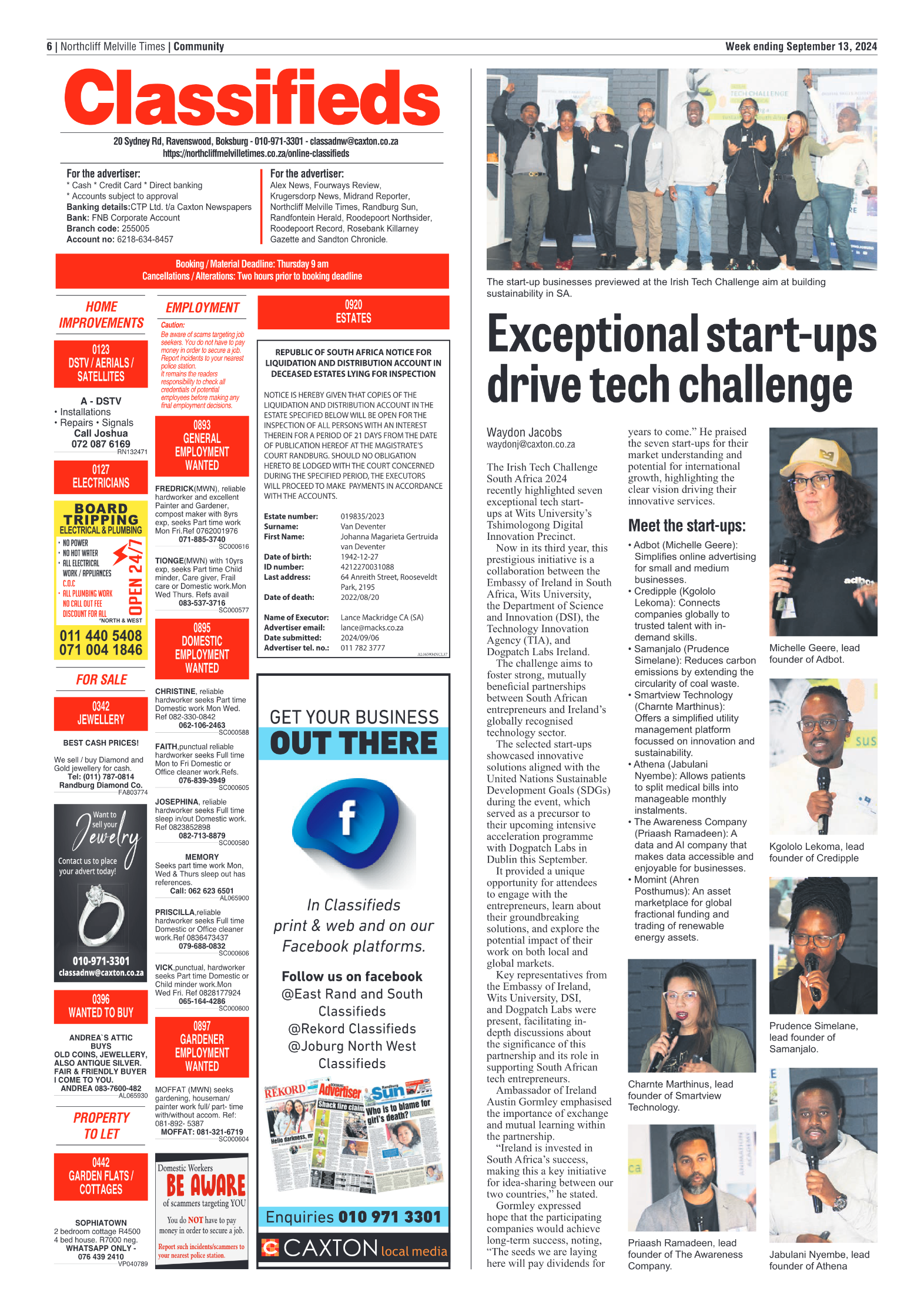 Northcliff Melville Times 13 September 2024 page 6