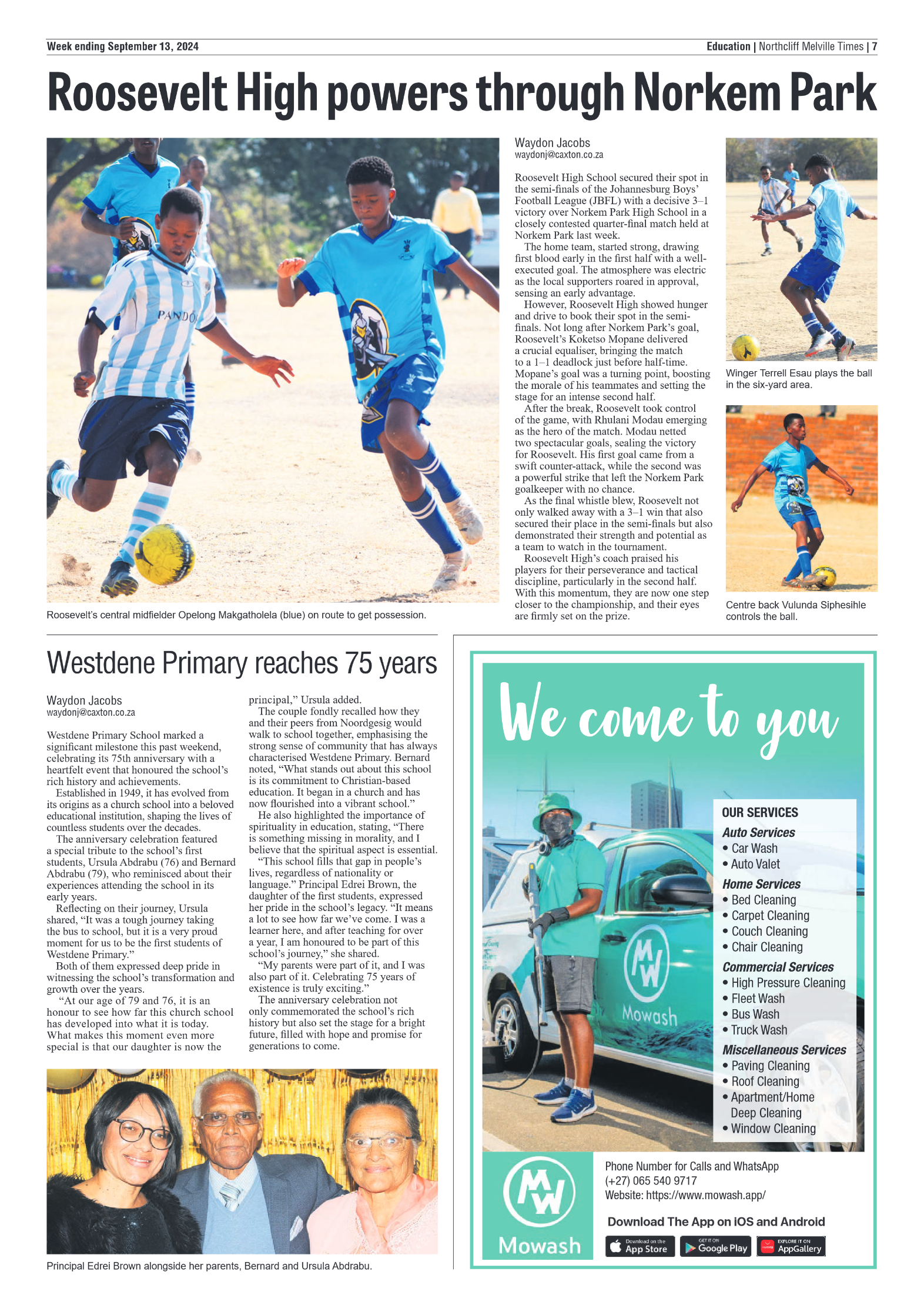 Northcliff Melville Times 13 September 2024 page 7