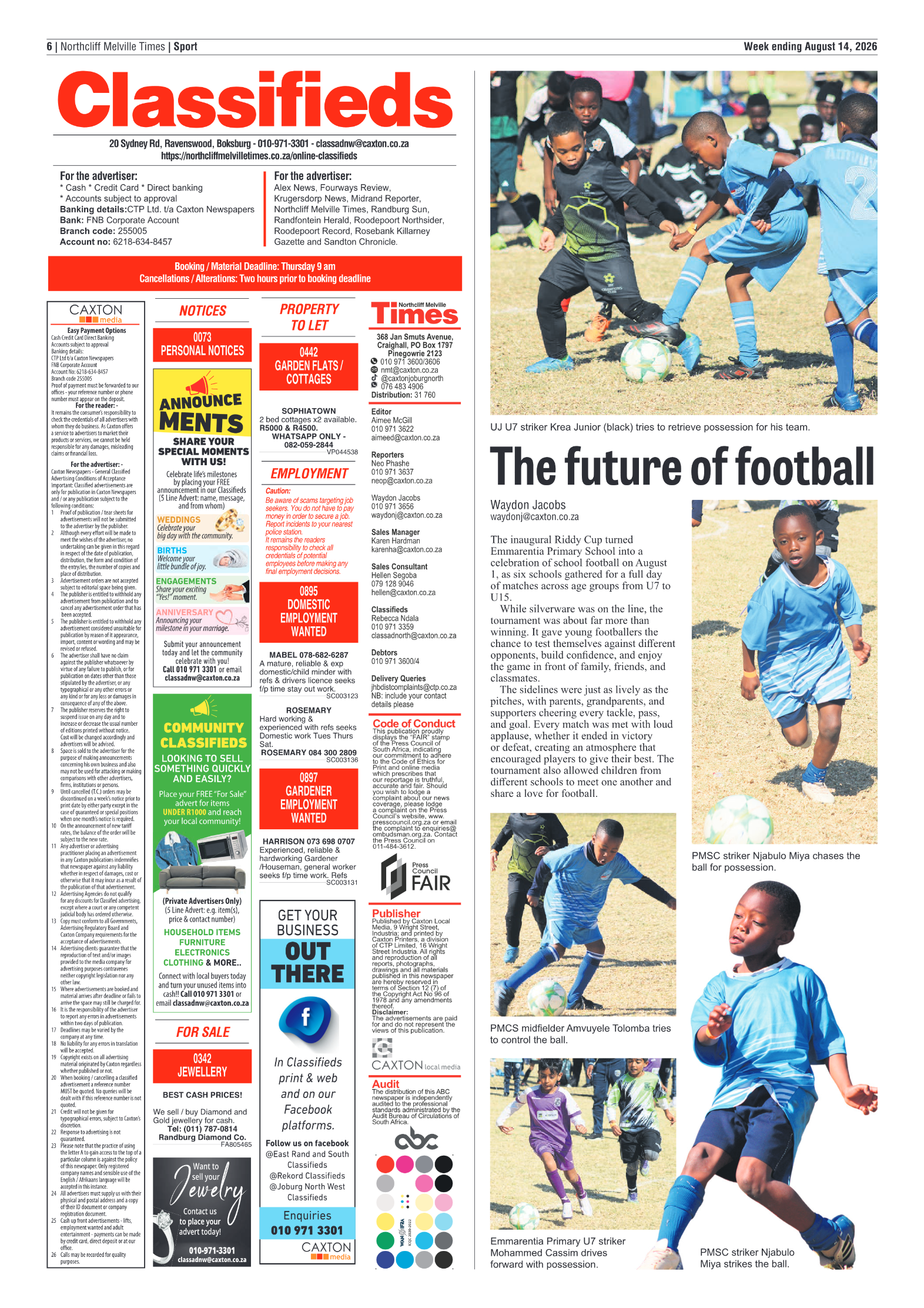 Northcliff Melville Times 14 August 2026 page 6