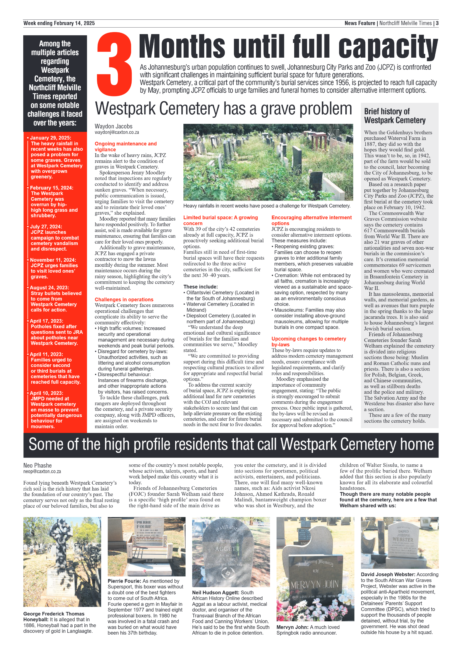 Northcliff Melville Times 14 February 2025 page 3