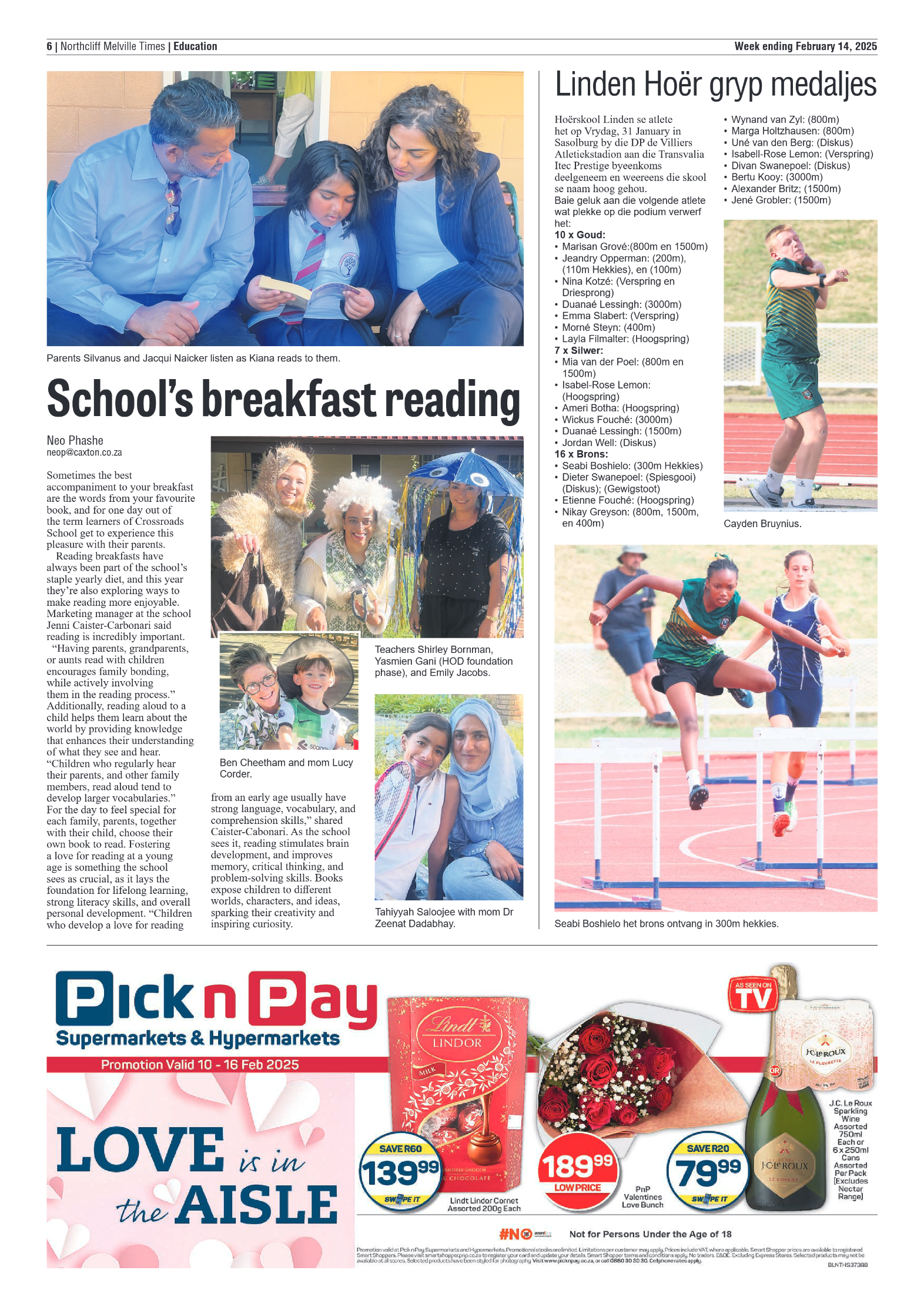 Northcliff Melville Times 14 February 2025 page 6