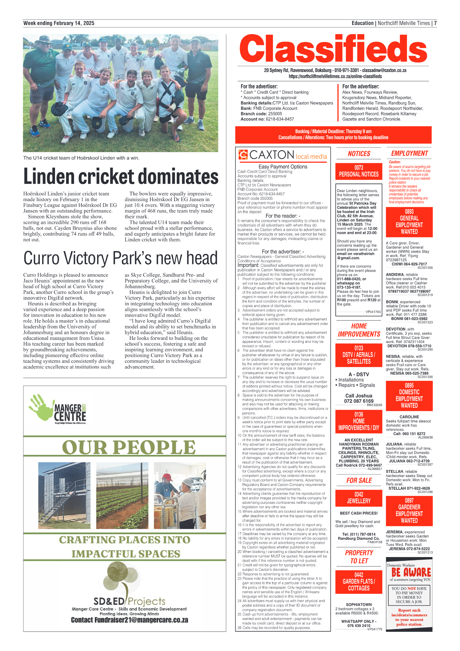 Northcliff Melville Times 14 February 2025 page 7