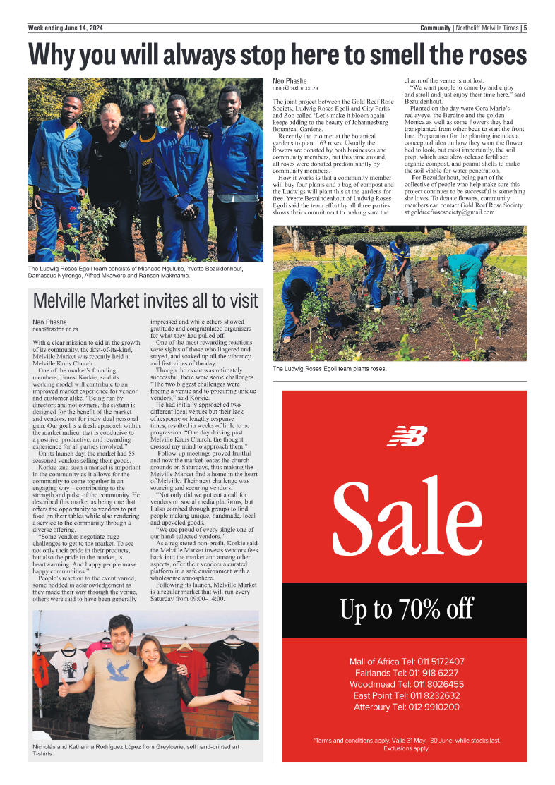 Northcliff Melville Times 14 June 2024 page 5