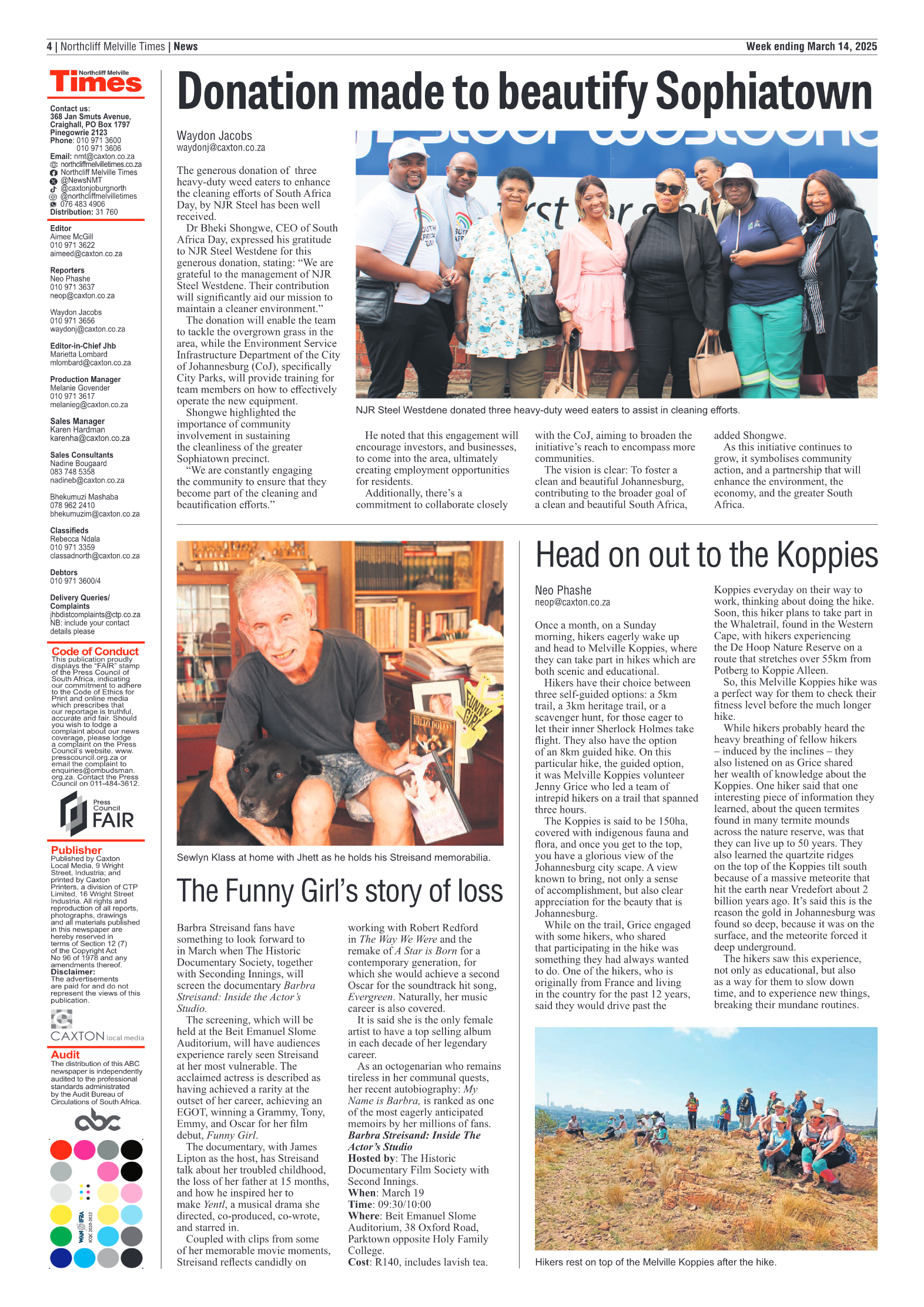 Northcliff Melville Times 14 March 2025 page 6