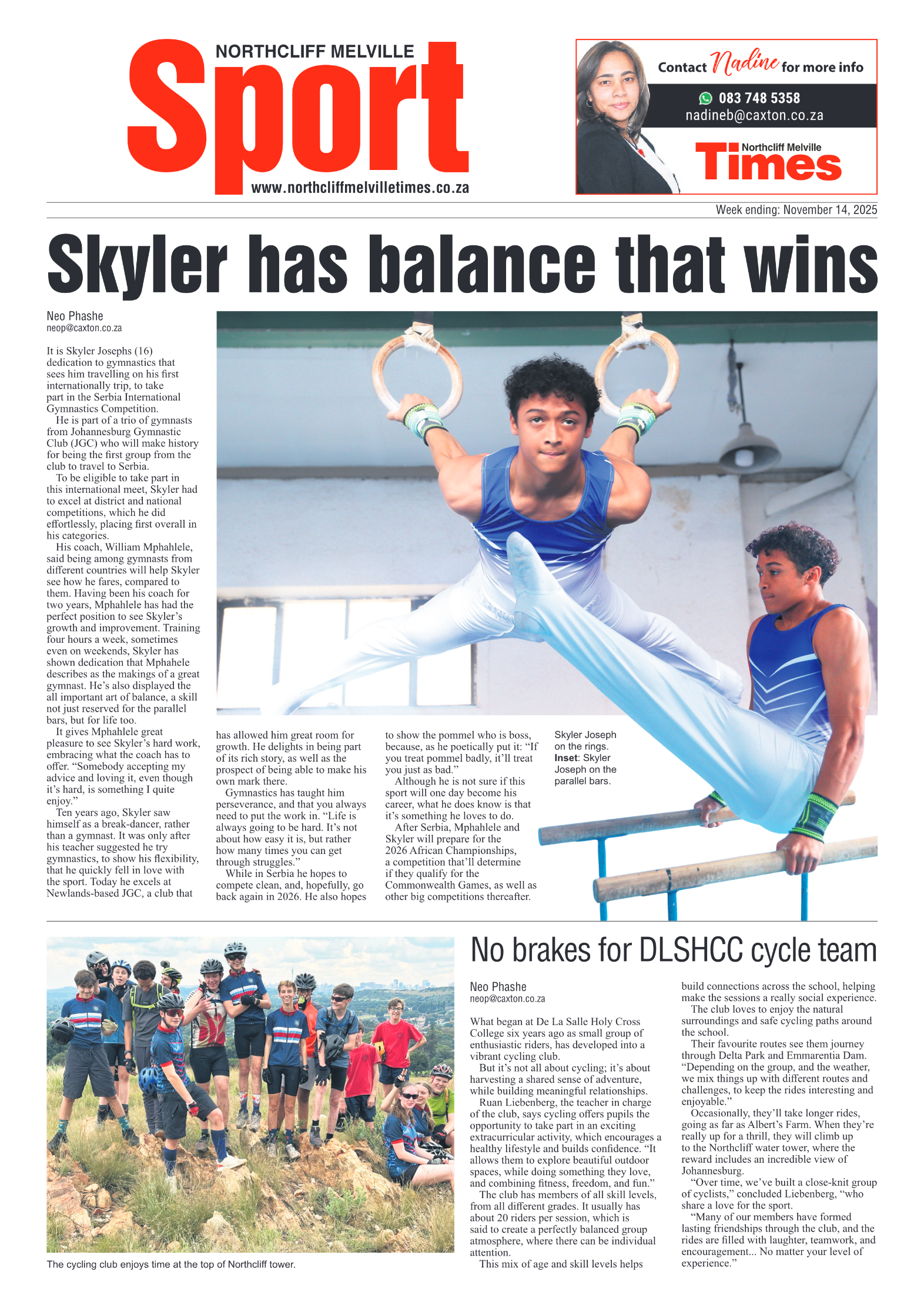 Northcliff Melville Times 14 November 2025 page 10
