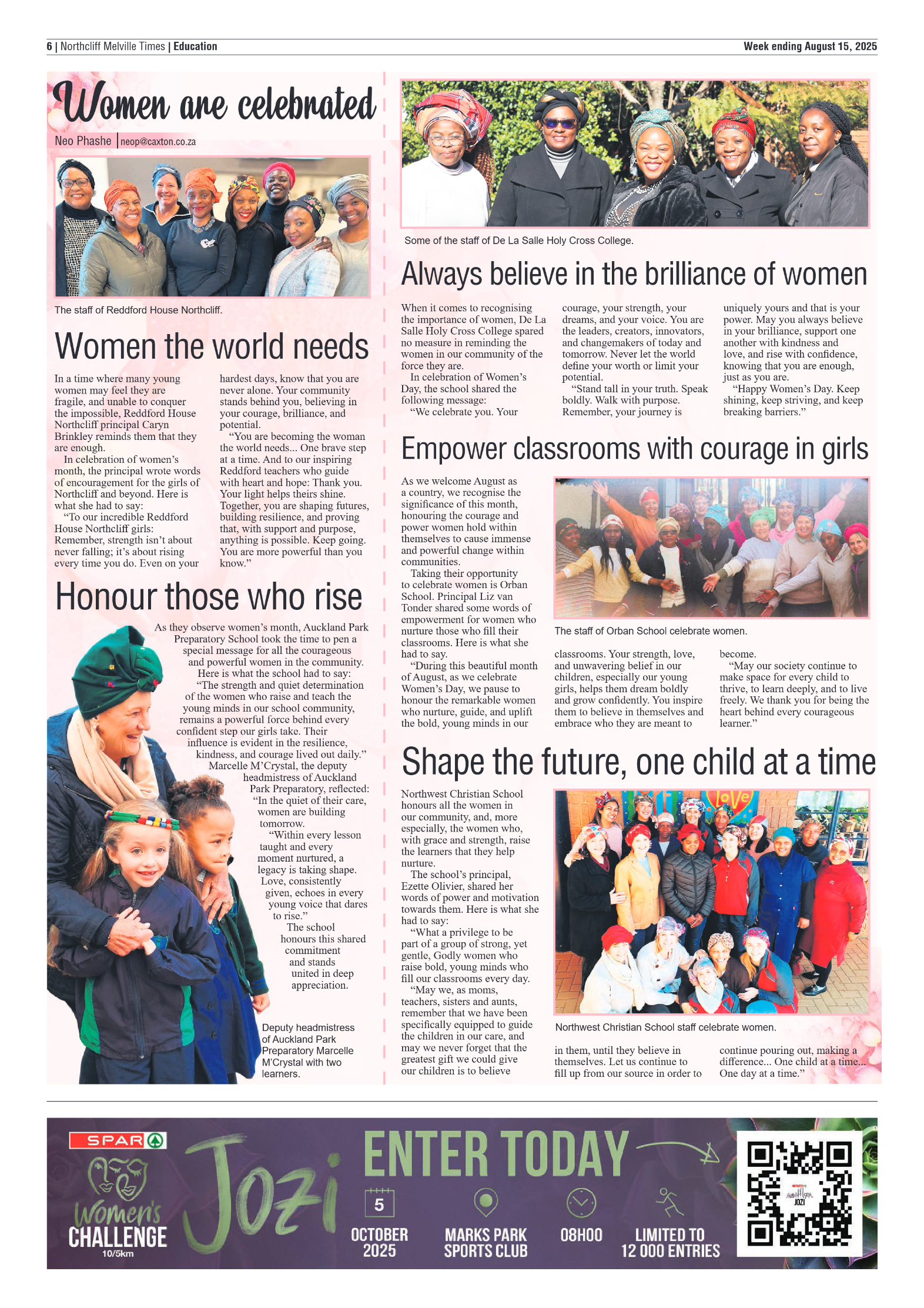 Northcliff Melville Times 15 August 2025 page 8