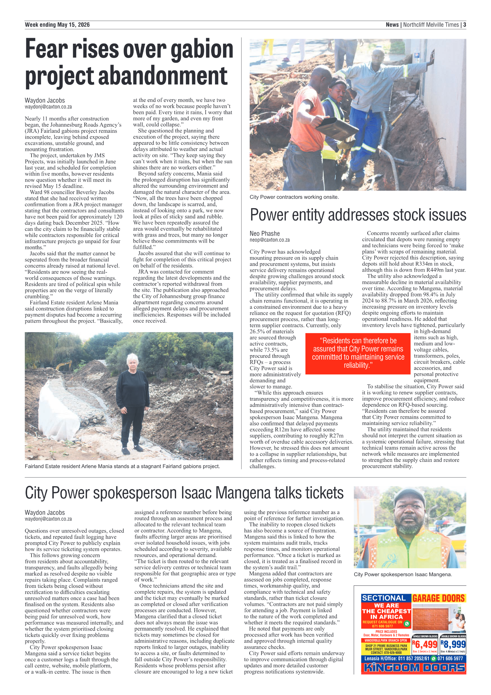 Northcliff Melville Times 15 May 2026 page 5