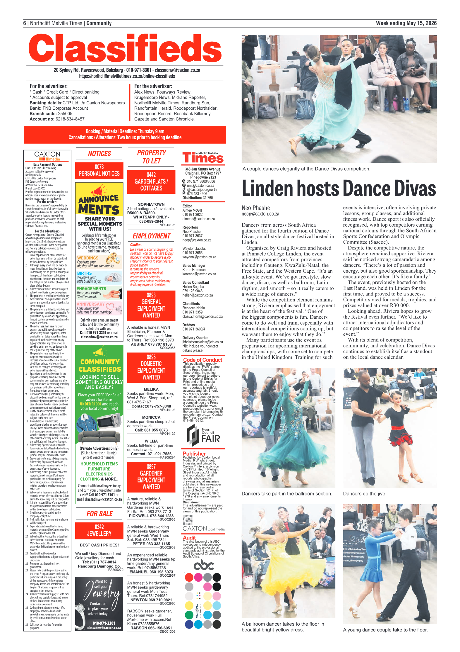 Northcliff Melville Times 15 May 2026 page 8