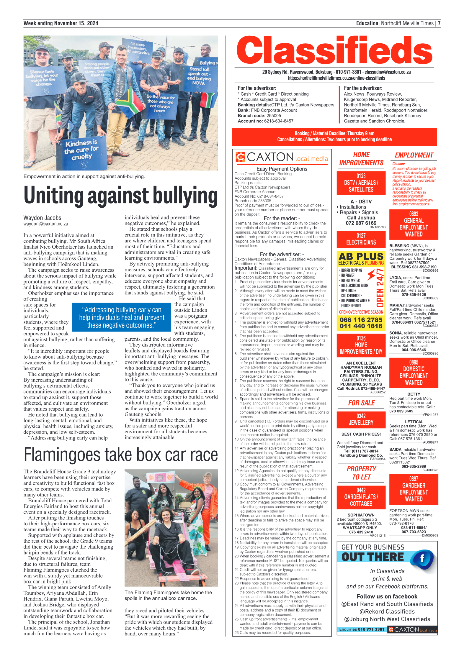 Northcliff Melville Times 15 November 2024 page 7