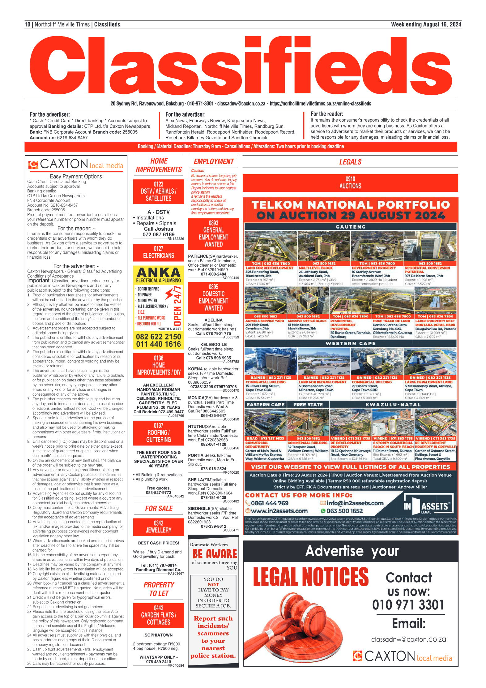 Northcliff Melville Times 16 August 2024 page 10