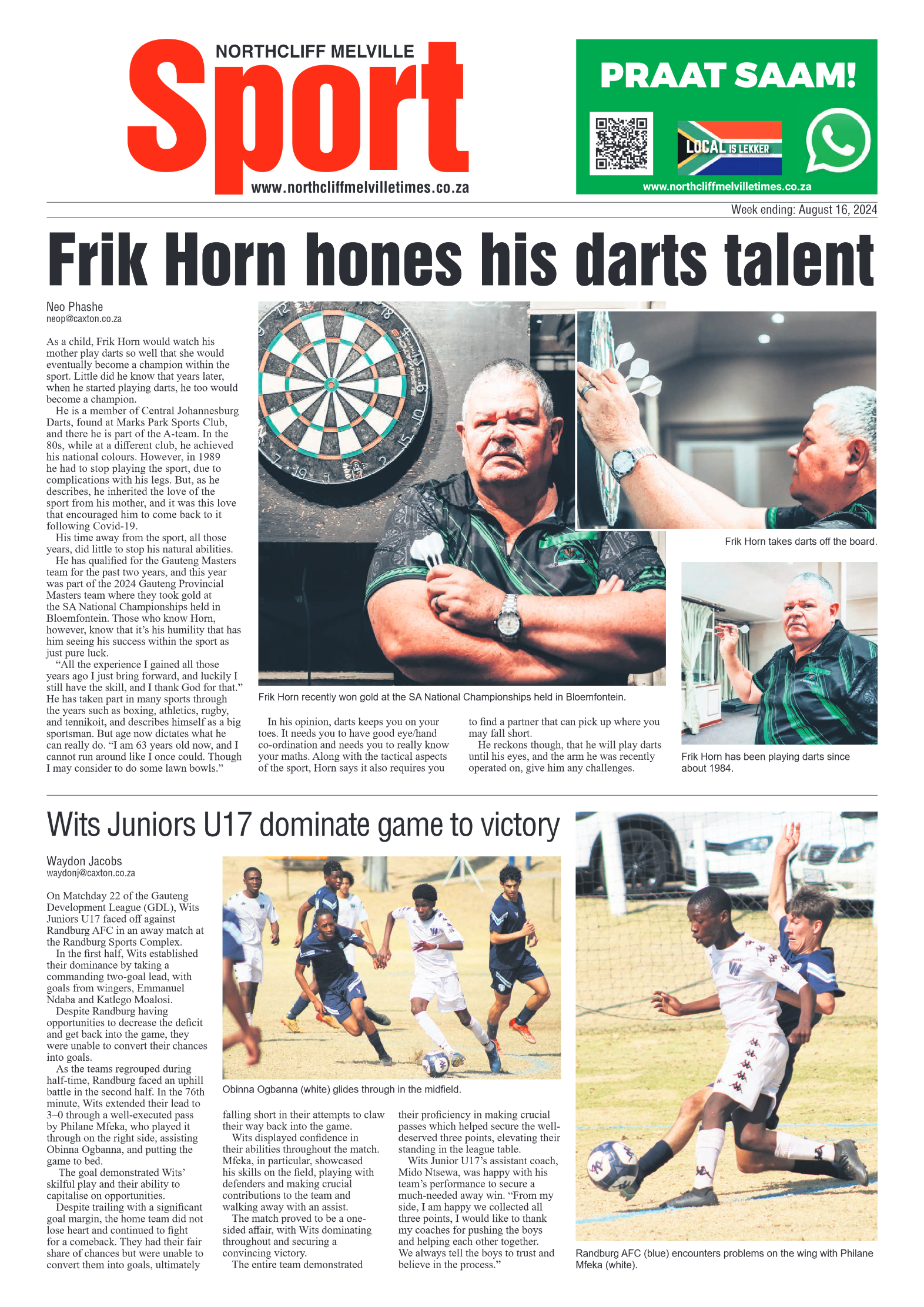 Northcliff Melville Times 16 August 2024 page 12