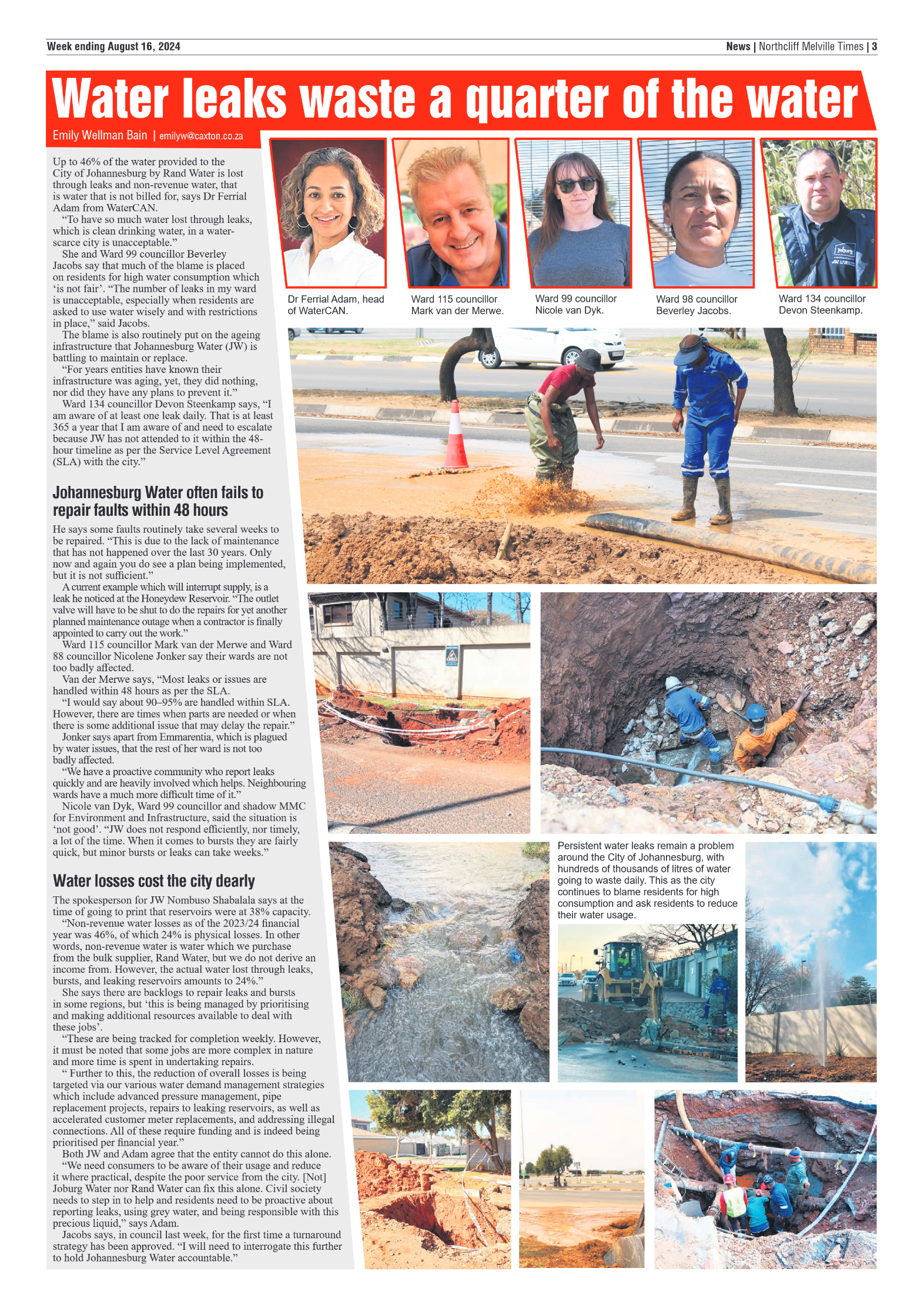 Northcliff Melville Times 16 August 2024 page 3
