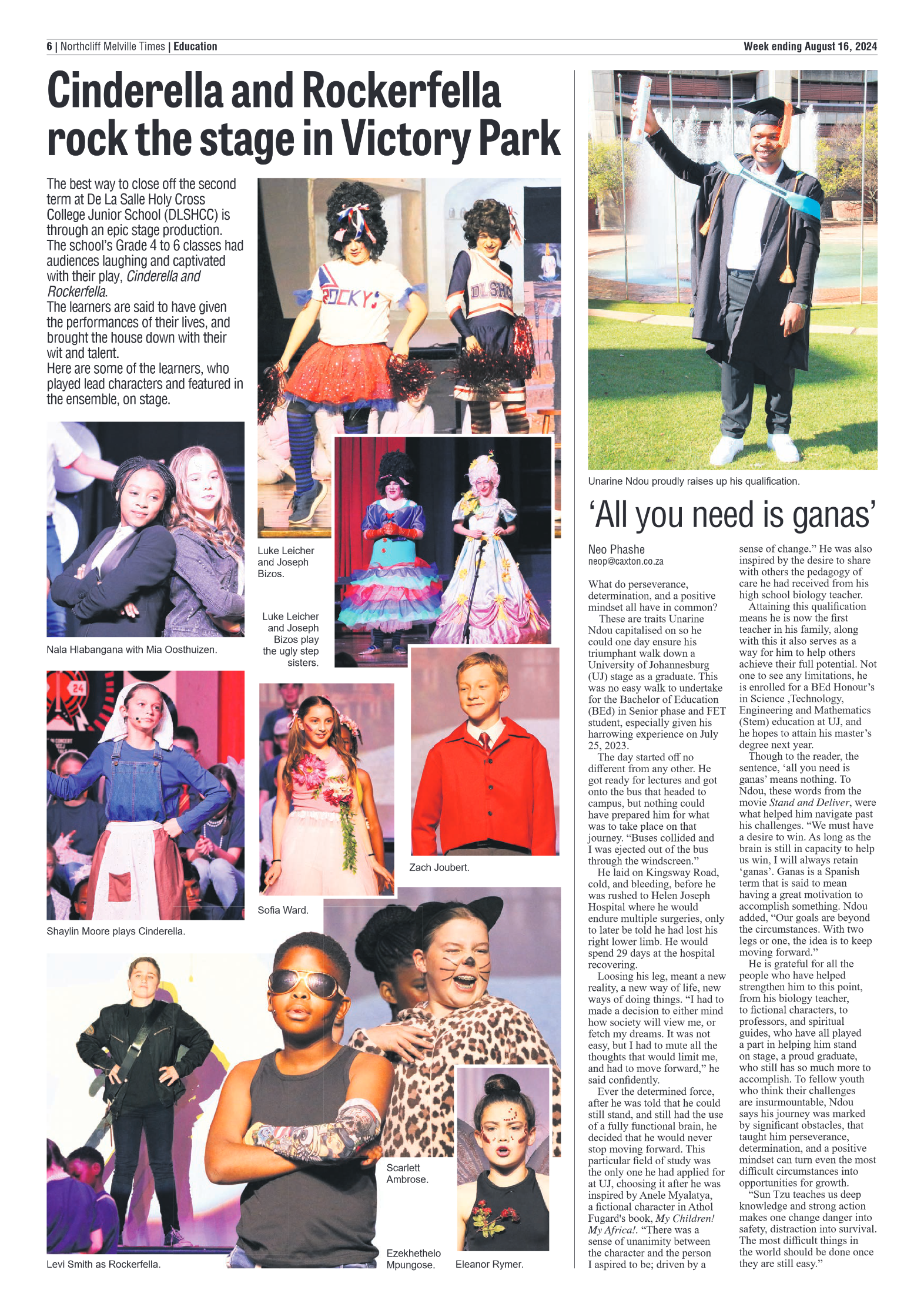 Northcliff Melville Times 16 August 2024 page 6