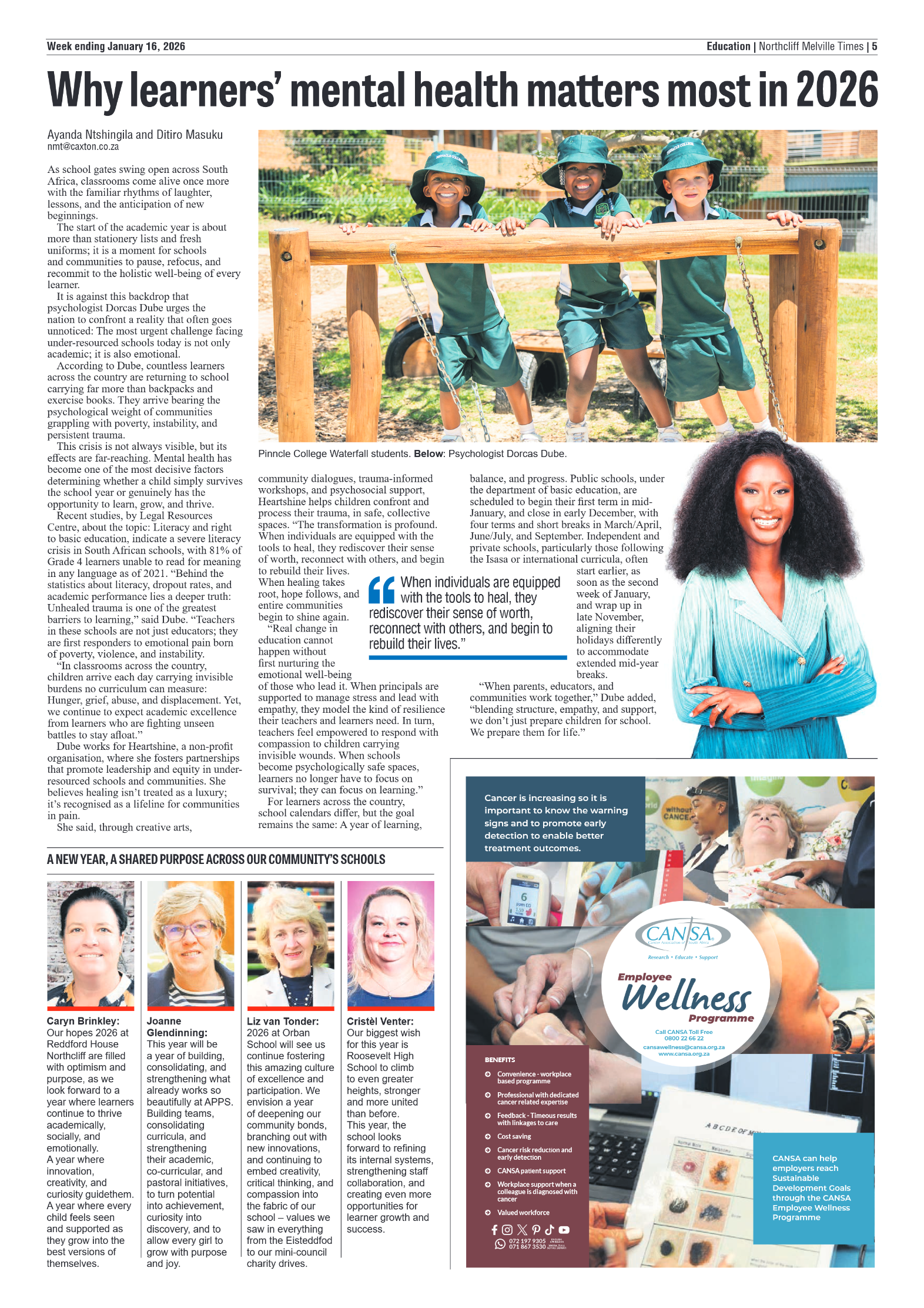 Northcliff Melville Times 16 January 2026 page 7
