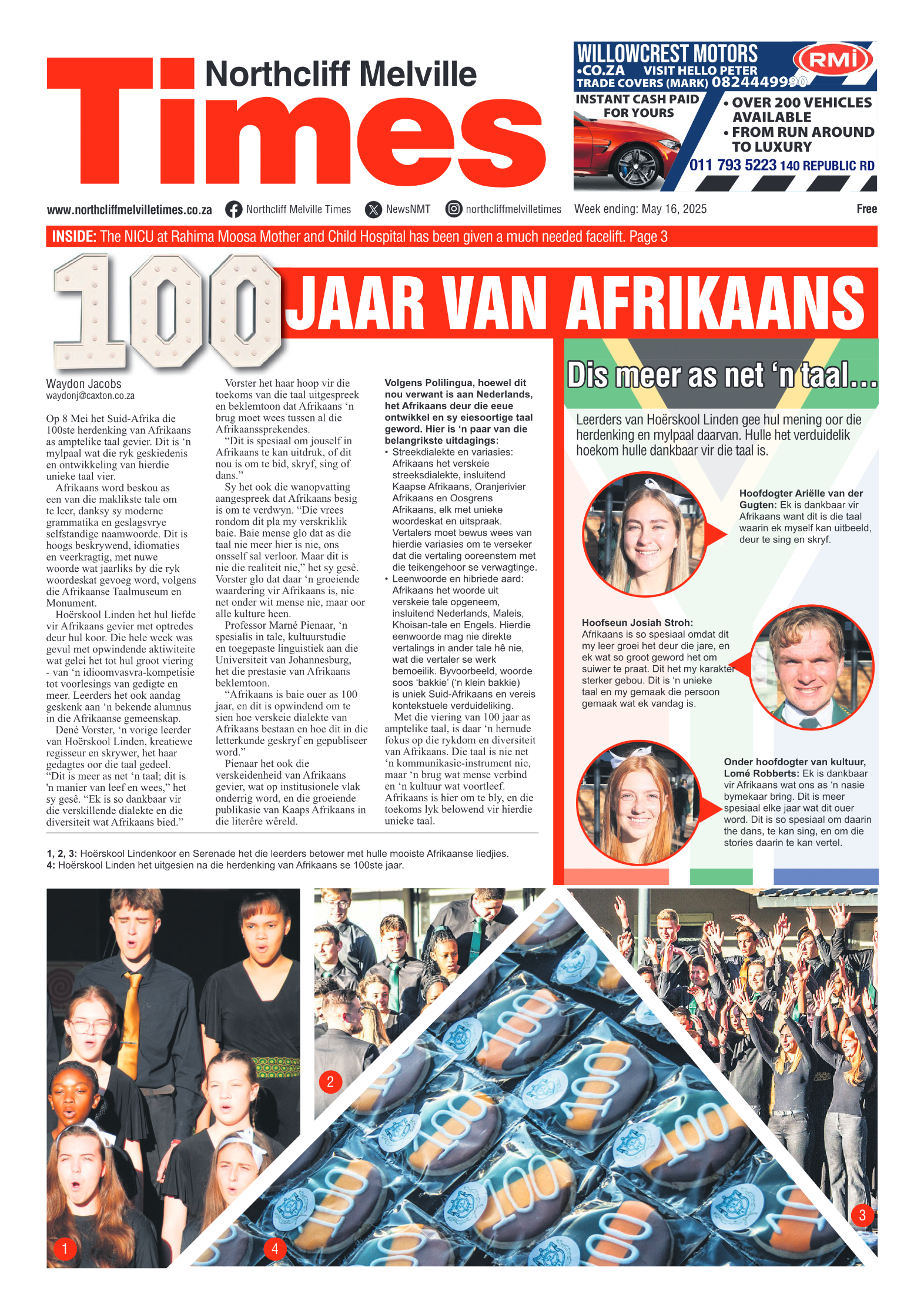 Northcliff Melville Times 16 May 2025 page 3