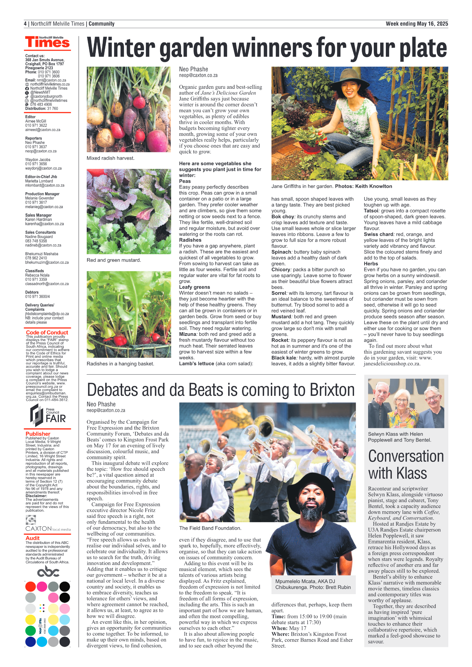 Northcliff Melville Times 16 May 2025 page 6
