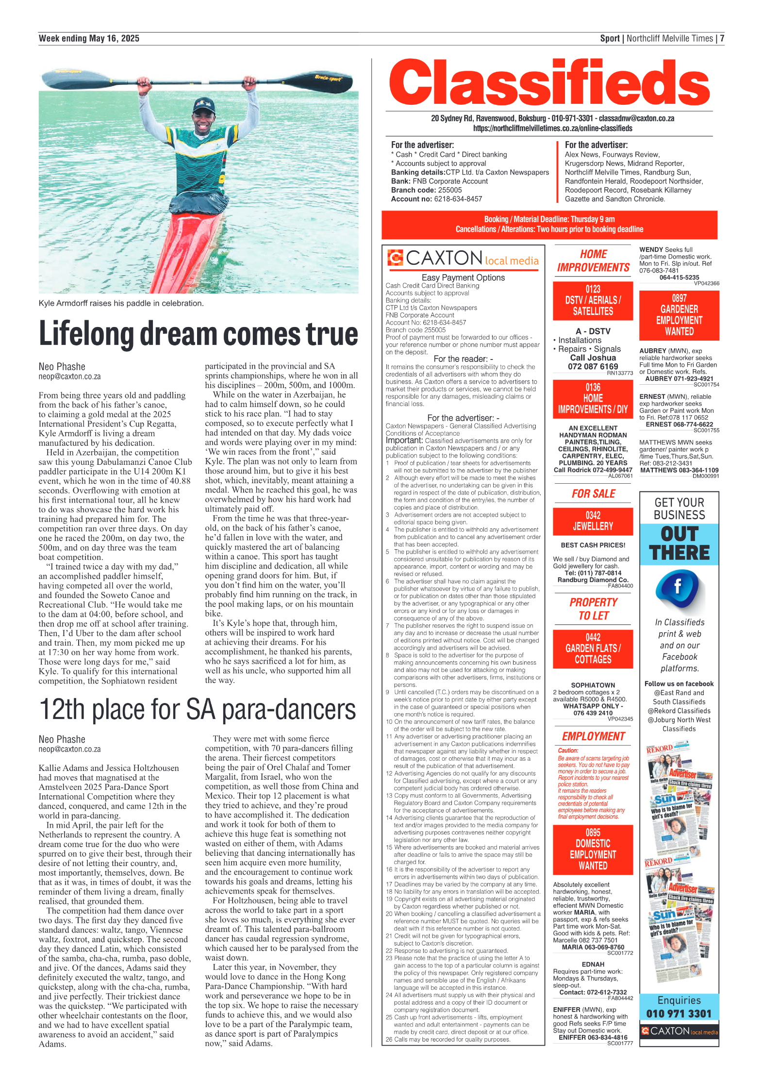 Northcliff Melville Times 16 May 2025 page 9